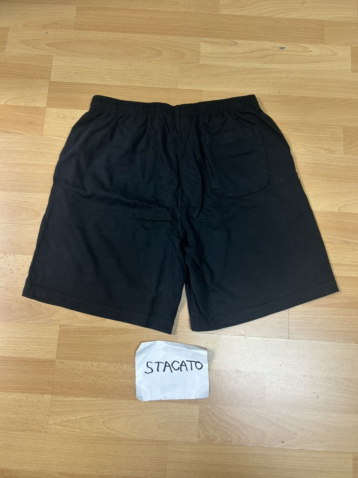Band Tees × Rap Tees Night Lovell Shorts “Just Say You Don’t Care” Black Size US 30 / EU 46 - 4 Thumbnail