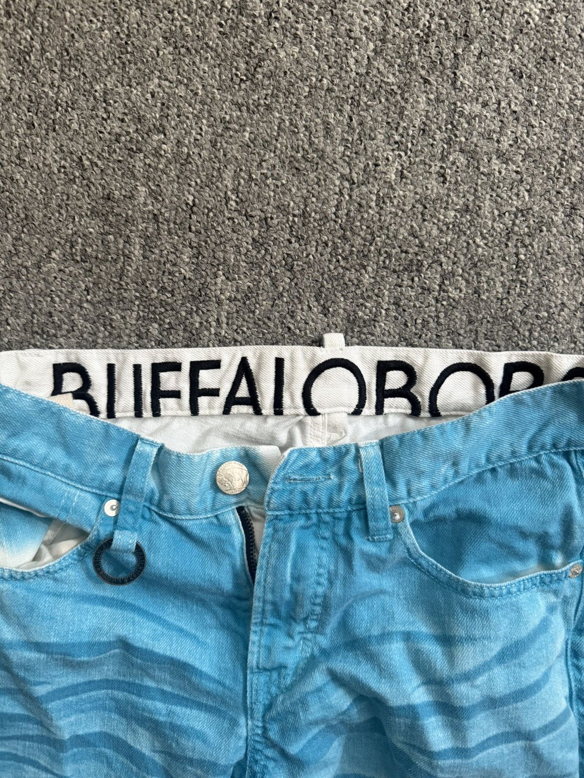 BUFFALO BOBS × Designer × Japanese Brand Brushed Blue Denim Size US 29 - 2 Thumbnail