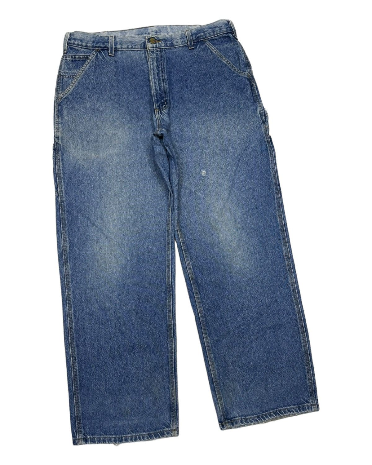 Carhartt VINTAGE CARHARTT BAGGY CARPENTER JEANS Size US 36 / EU 52 - 4 Thumbnail