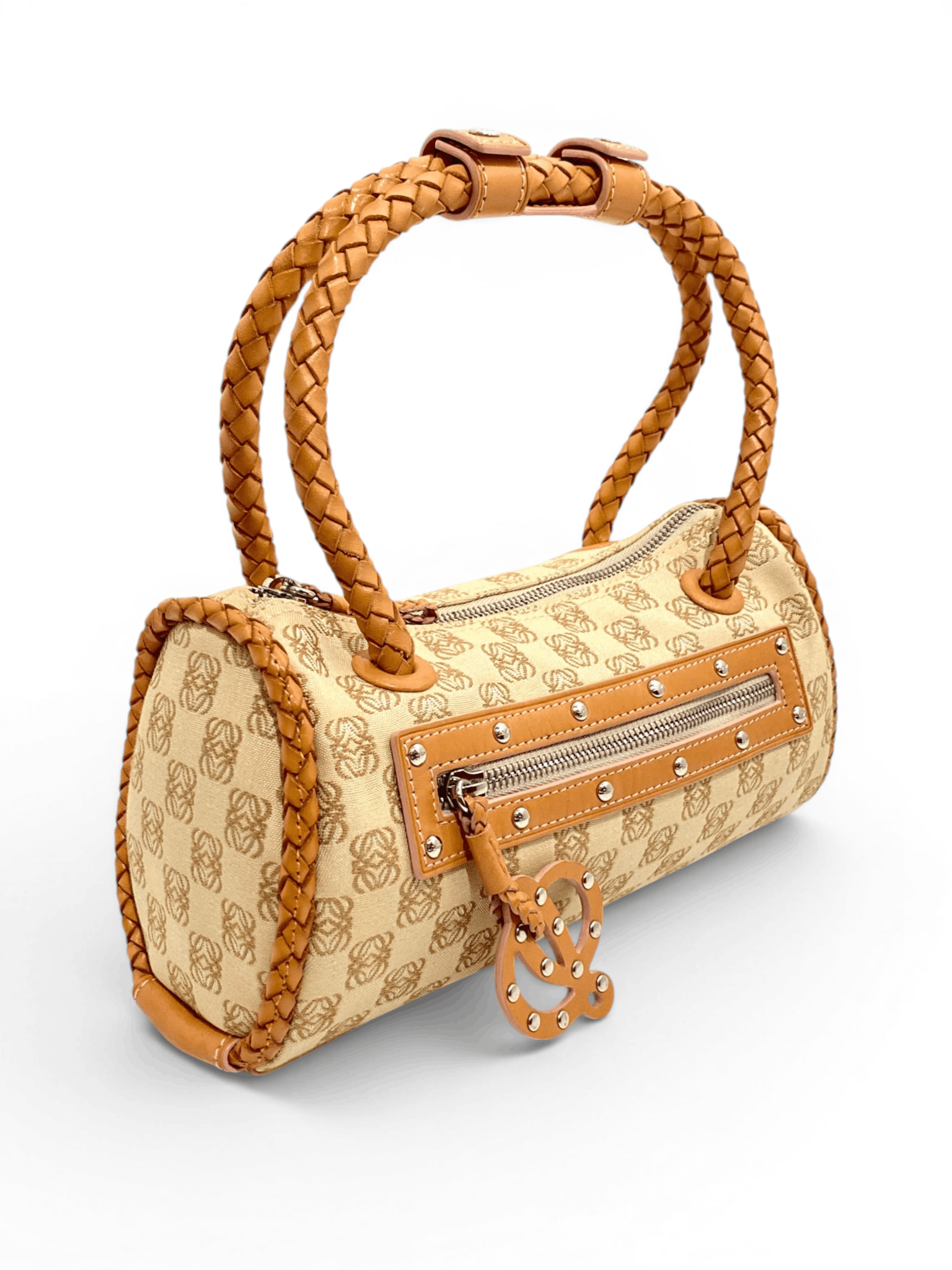 Loewe LOEWE Anagram Logo Monogram Leather Baguette Hand Bag Size ONE SIZE - 3 Thumbnail