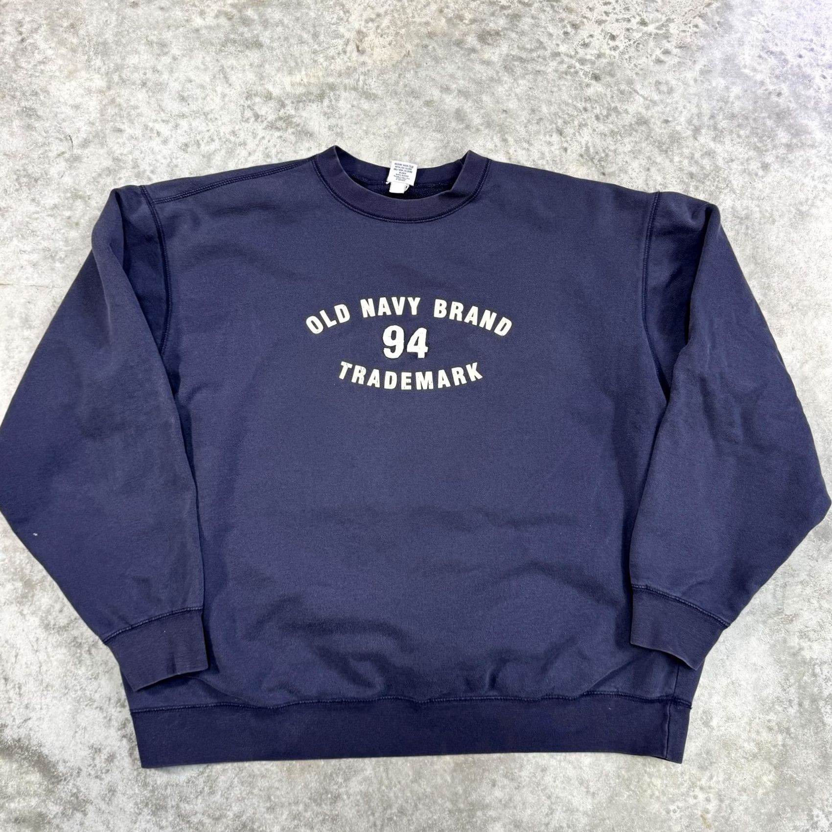 Old Navy Old Navy Sweatshirt Mens 2XL Crewneck Pullover Trademark 94 Casual Blue Graphic Print Cotton Polyester Size US XXL / EU 58 / 5 - 2 Thumbnail