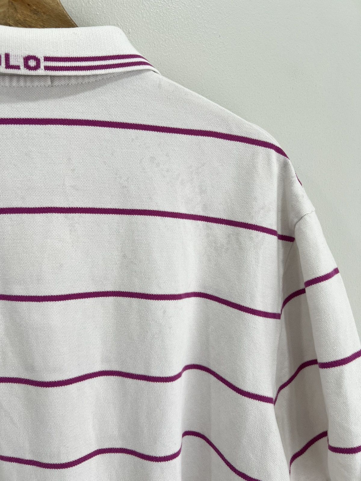 Ralph Lauren Vintage Ralph Lauren Polo Striped Shirt xxl Size US XXL / EU 58 / 5 - 3 Thumbnail