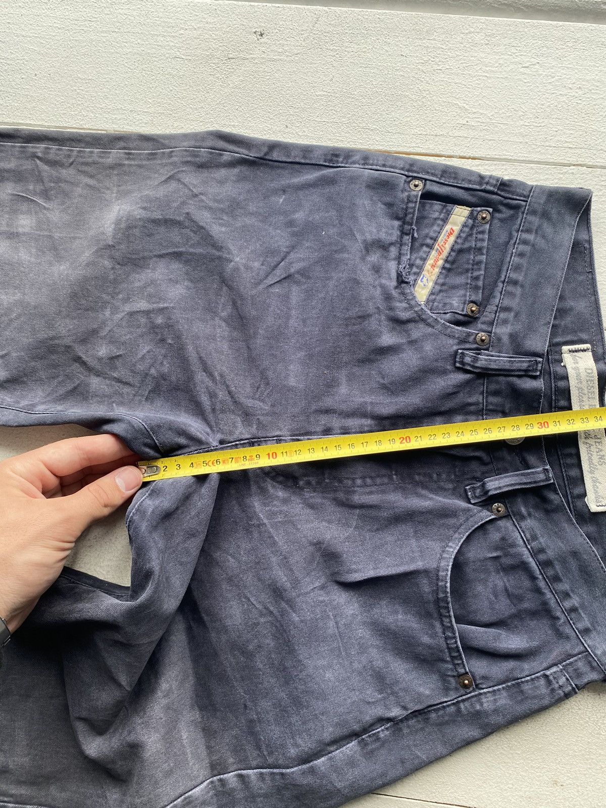 Diesel 🔥PUNK DIESEL WASHED FADED DISTRESSED CHINO PANTS 29 Mens y2k Size US 29 - 17 Thumbnail
