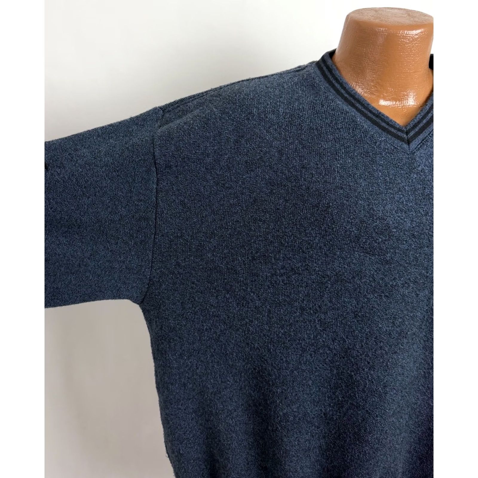Vintage PING Fleece Sweatshirt Mens Large Navy Blue V-neck Golf Pullover Embroidered Dad (AS IS) Size US L / EU 52-54 / 3 - 4 Thumbnail