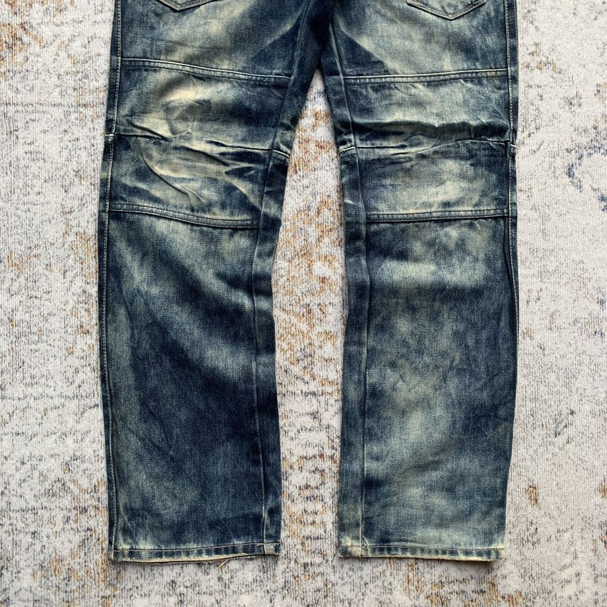 Japanese Brand 2000s Japanese Brand Pinball Mud Wash Multipocket Jeans Size US 34 / EU 50 - 3 Thumbnail