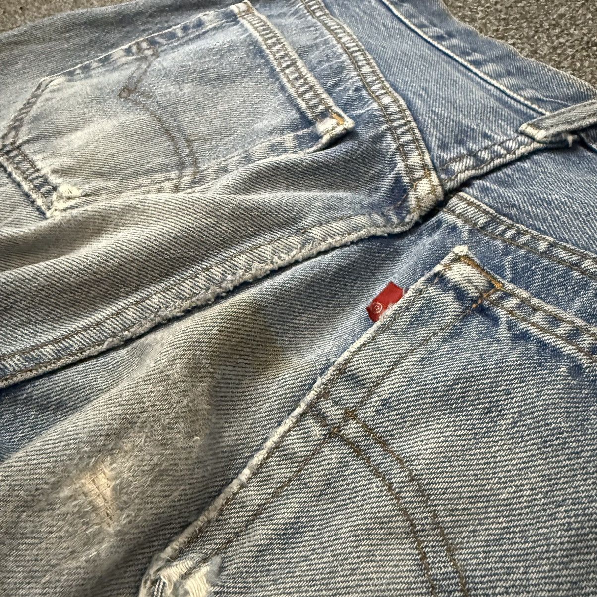 Levi's Vintage Clothing Vintage Levis 501 Acid Washed Faded Aging Denim Made in Usa Size US 33 - 9 Thumbnail