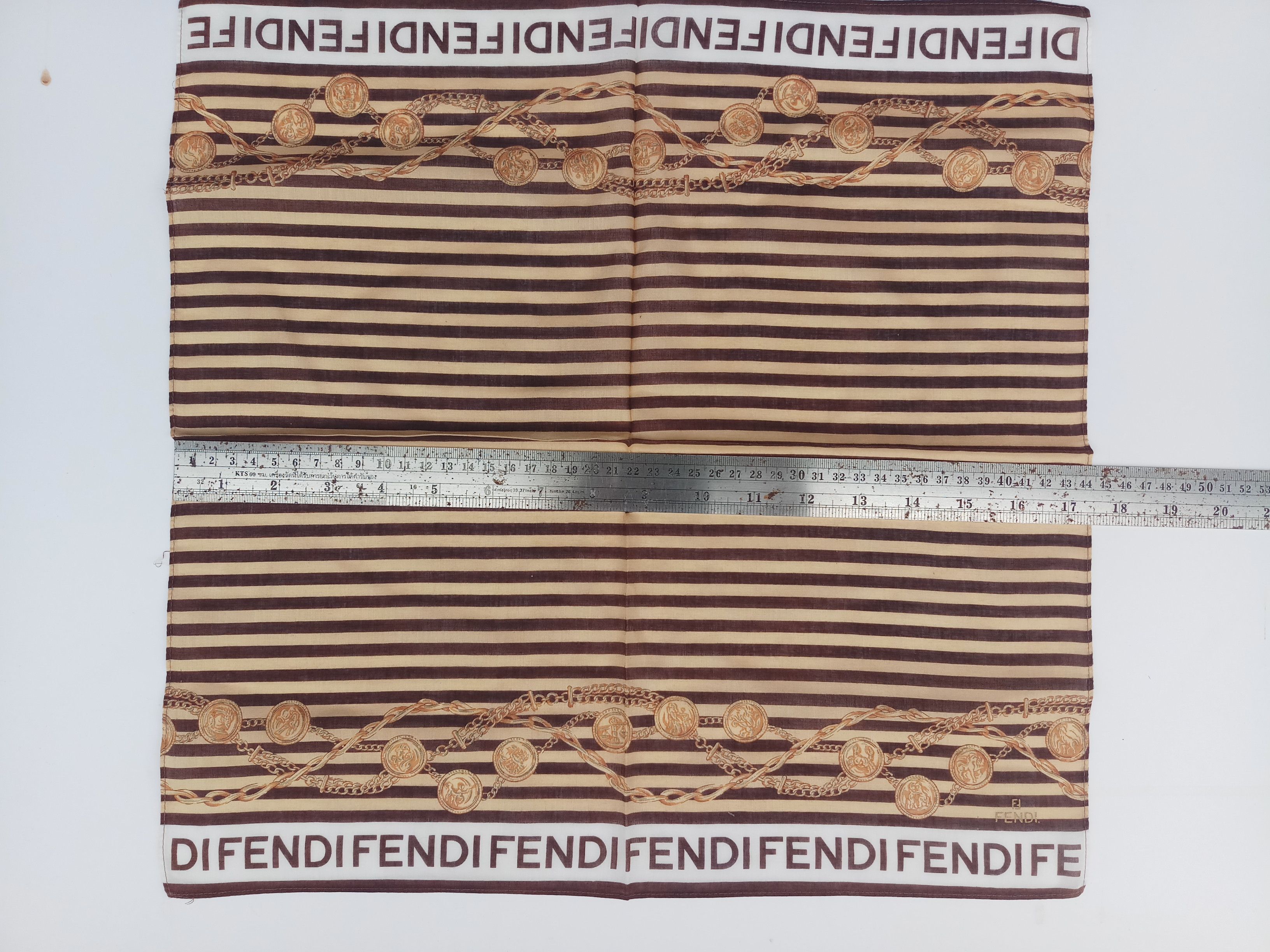 Fendi Vintage handkerchief FENDI, Bandana Handkerchief Size ONE SIZE - 4 Thumbnail
