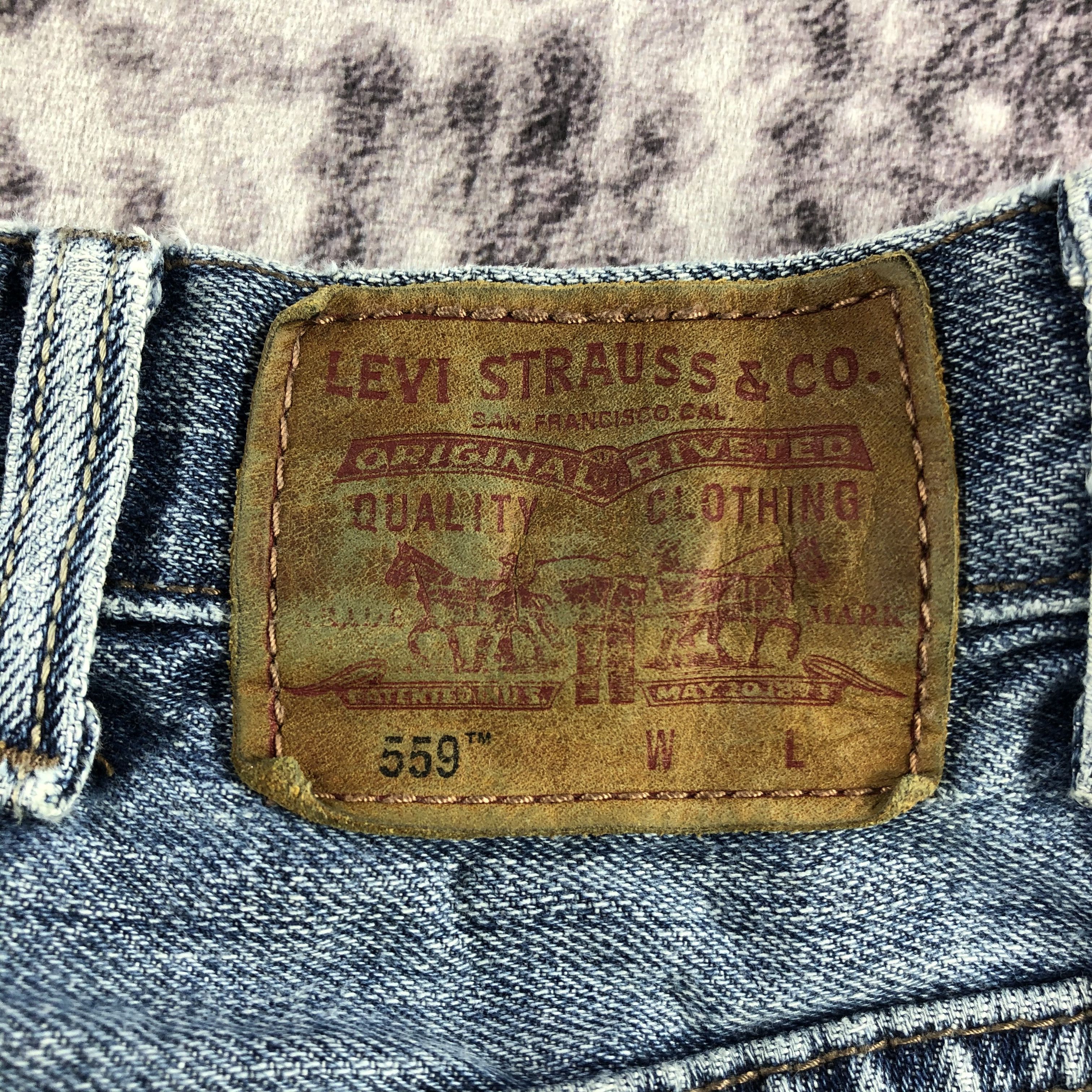 Levi's × Vintage Vintage 90s Blue Wash Levis 559 Jeans-JM2886 Size US 39 - 7 Thumbnail