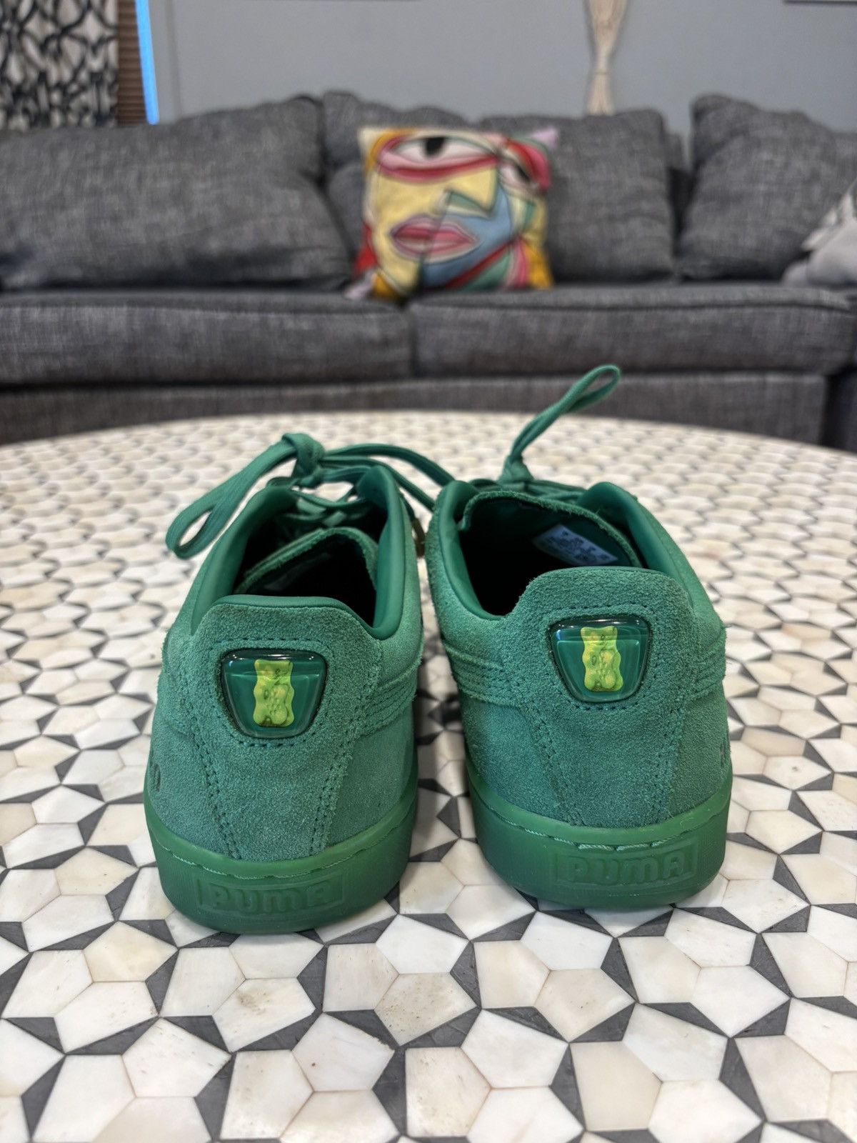 Puma PUMA X HARIBO Suede 'Amazon Green' Size US 8.5 / EU 41-42 - 6 Thumbnail