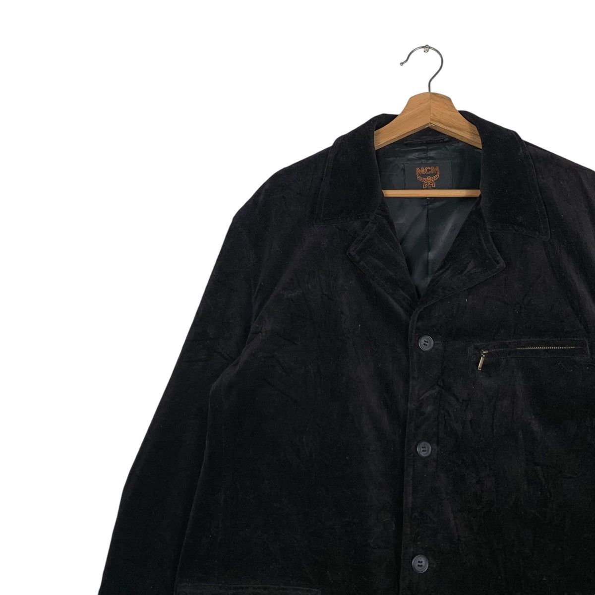 MCM Vintage MCM Legere Black Velvet Jacket #1400-C63 Size US L / EU 52-54 / 3 - 6 Thumbnail