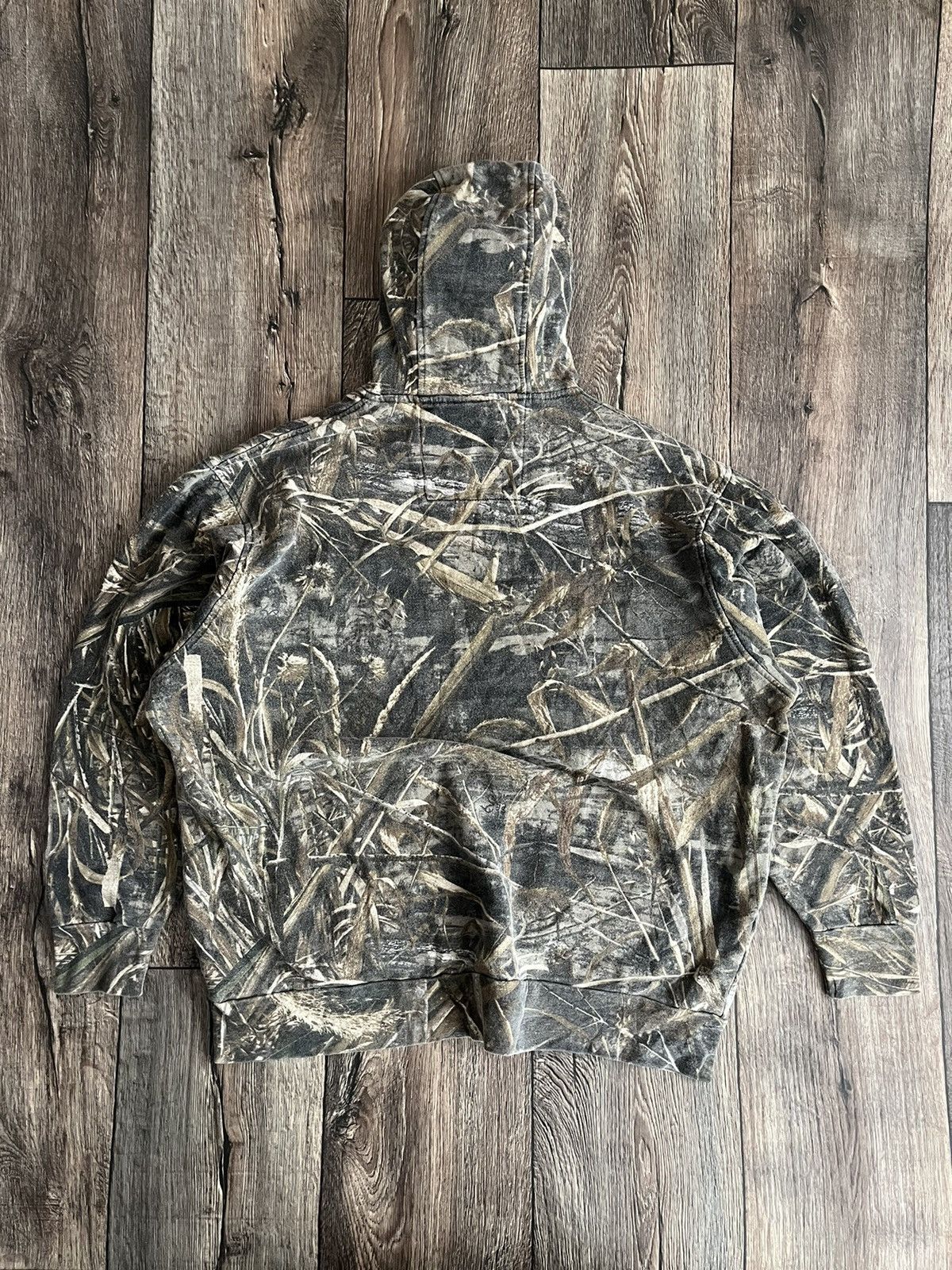 Realtree Vintage Real tree Centre Logo Max-5 Camo Boxy Fit Y2K Hoodie Size US XL / EU 56 / 4 - 12 Thumbnail
