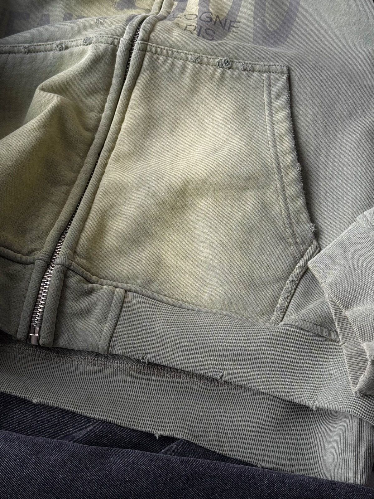 No Faith Studios NFS SPLIT ZIP JACKET LIGHT GREEN Zip Up Hoodie no faith Stu Size US XL / EU 56 / 4 - 14 Thumbnail