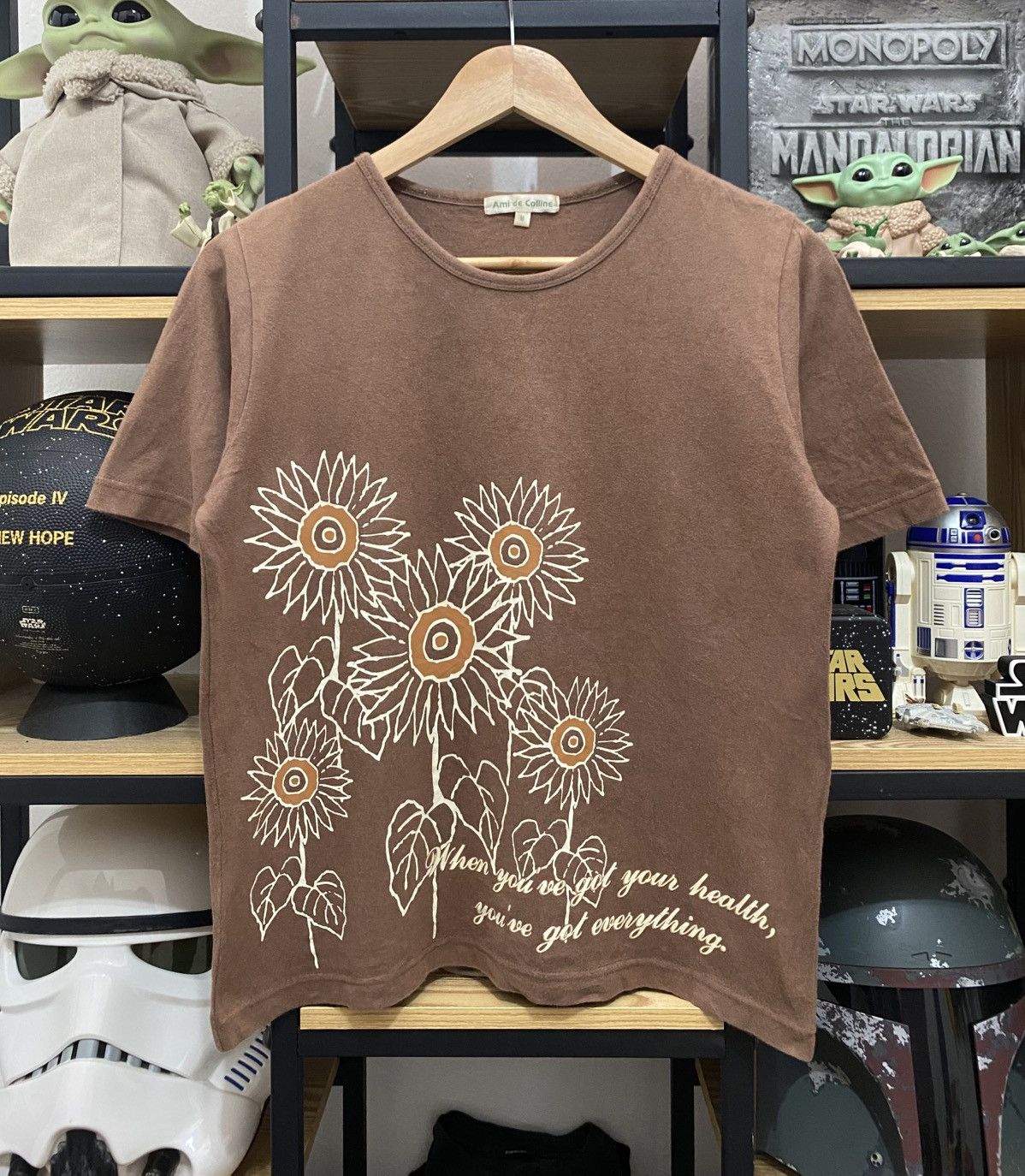 Japanese Brand Japan Ami De Colline Sunflower Art Quote Tees Size US M / EU 48-50 / 2 - 1 Thumbnail