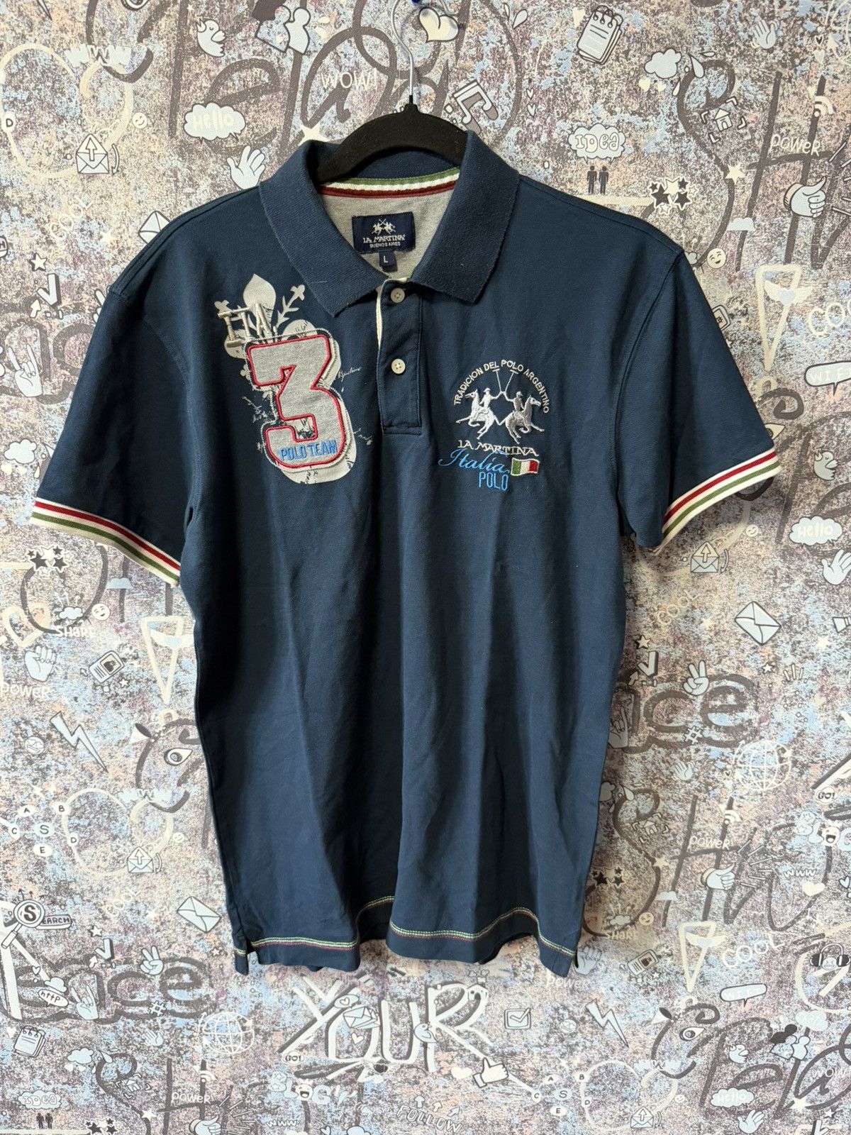 La Martina Vintage Polo La Martina Buenos Aires Size US L / EU 52-54 / 3 - 1 Thumbnail