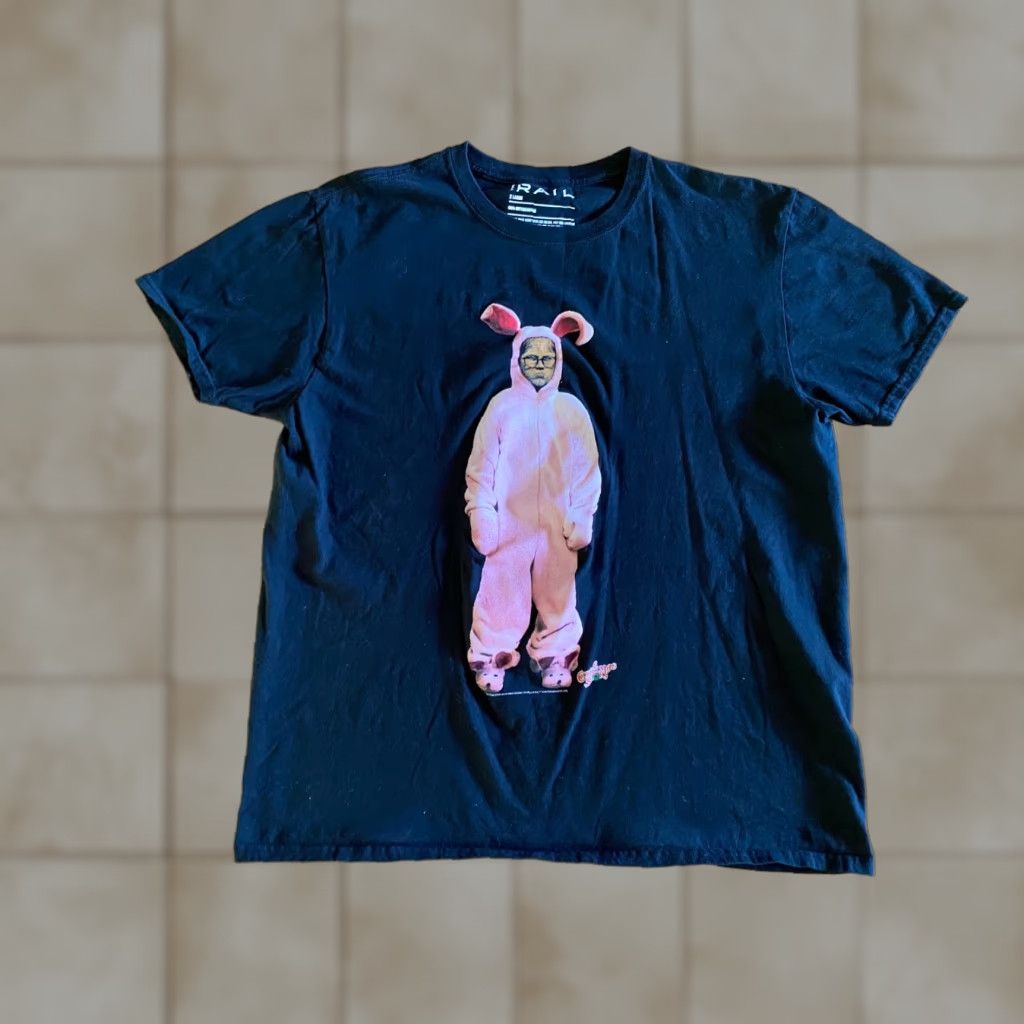 Old Navy VINTAGE A Christmas Story RALPHIE Bunny Mens XL Black T-Shirt Size US XL / EU 56 / 4 - 1 Thumbnail