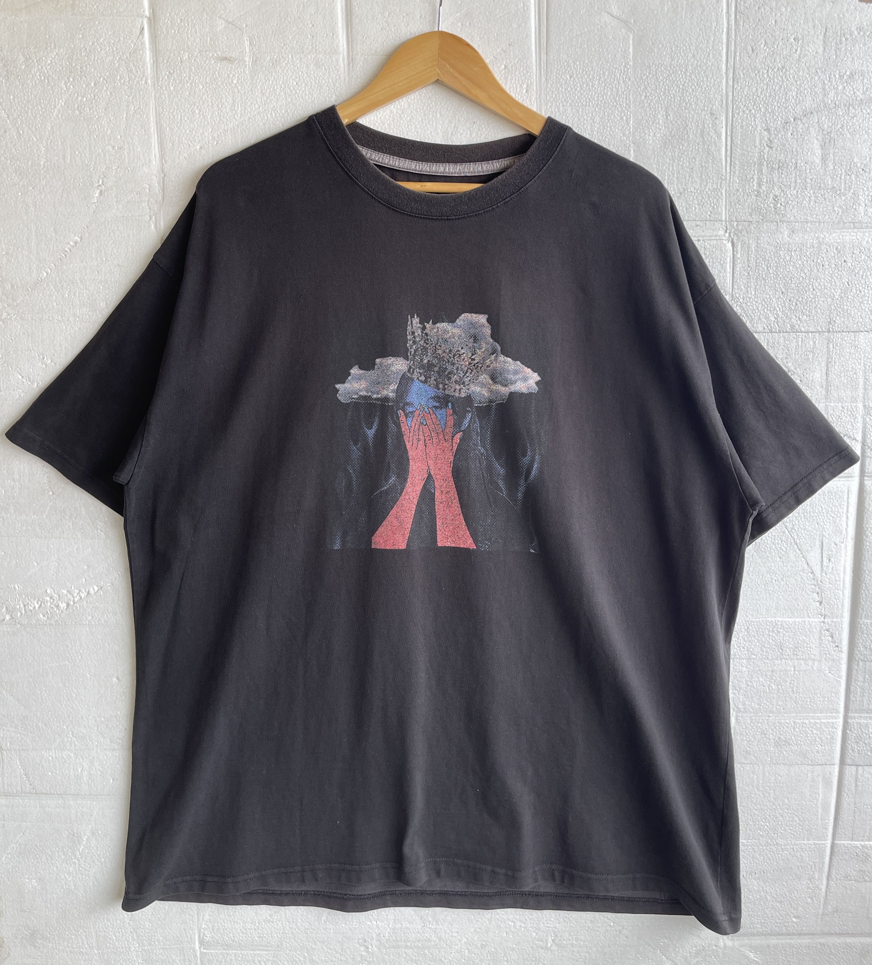 California Arts. Vintage🔥AIVER🔥Graphic Art Faded Tshirt Size US L / EU 52-54 / 3 - 2 Thumbnail