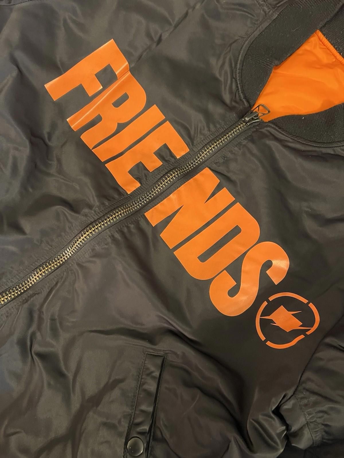 Vlone VLONE FRAGMENT FRIENDS LONG SLEEVE BOMBER JACKET Size US L / EU 52-54 / 3 - 8 Thumbnail