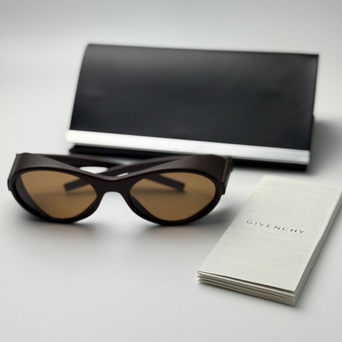 Givenchy BRAND NEW Givenchy Sunglasses GV40065I 49J Dark Brown/Roviex Size ONE SIZE - 13 Thumbnail