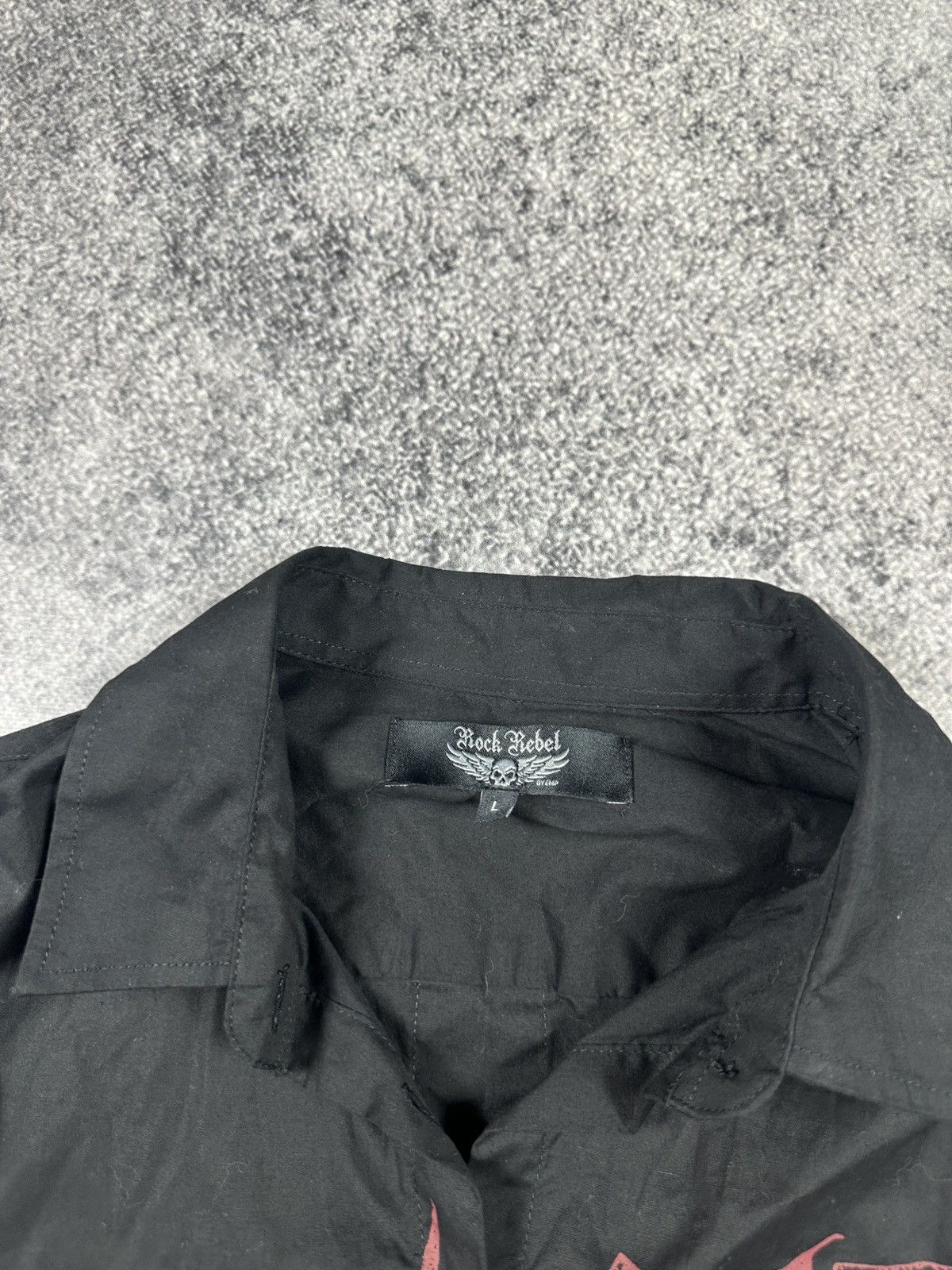 Rock Revival Y2K Rock Revival Angel Logo Button Up Shirts Avant Garde L Size US L / EU 52-54 / 3 - 5 Thumbnail