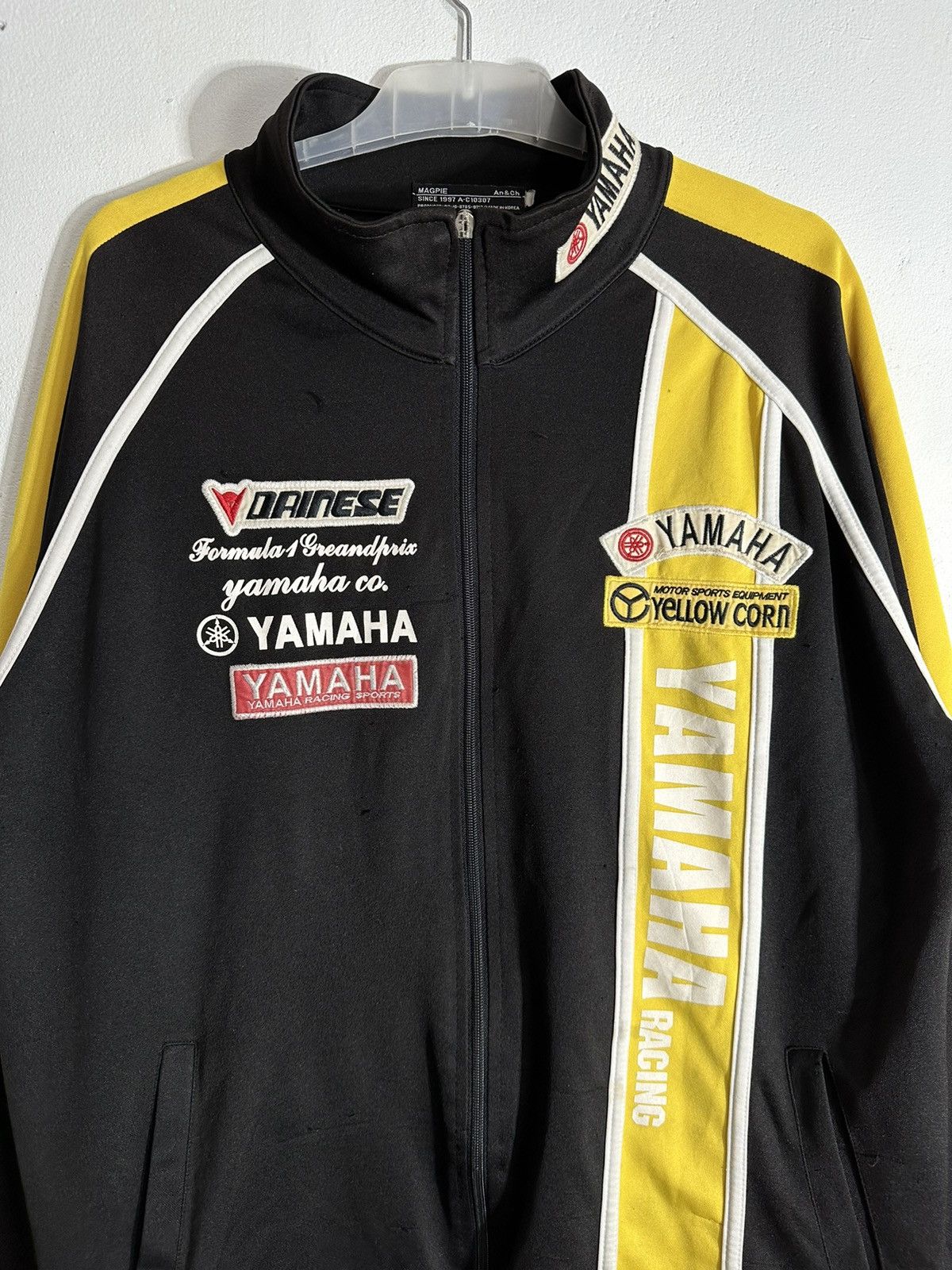 Yamaha CRAZY FASHION MAGPIE 1997 Track Jacket YAMAHA YELLOW CORN Size US XL / EU 56 / 4 - 2 Thumbnail