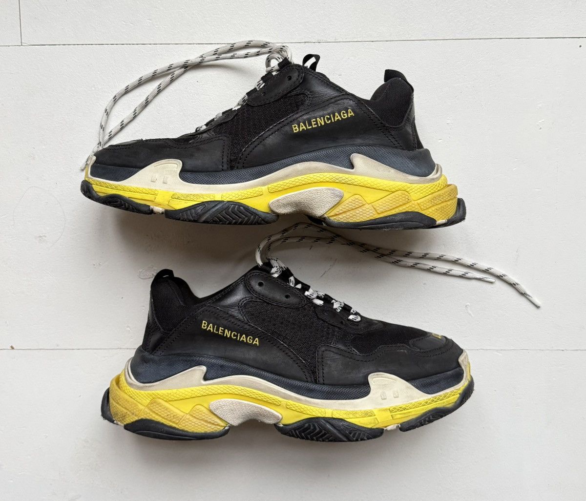Balenciaga Balenciaga Triple S Black Size US 9 / EU 42 - 3 Thumbnail