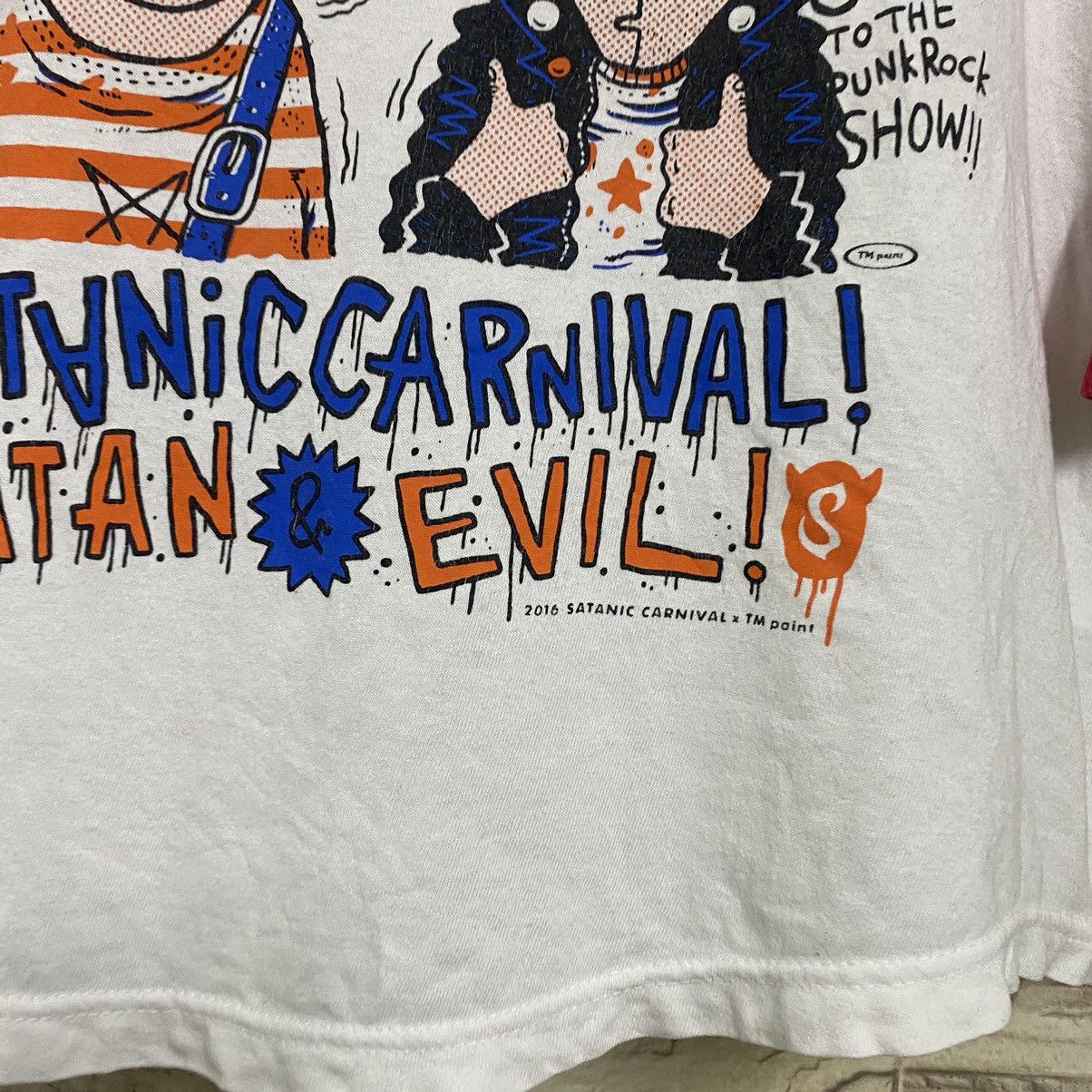 Seditionaries Satanic Carnival Raglan Shirt 'Lets Go Punk Rock Show!! Size US M / EU 48-50 / 2 - 9 Thumbnail