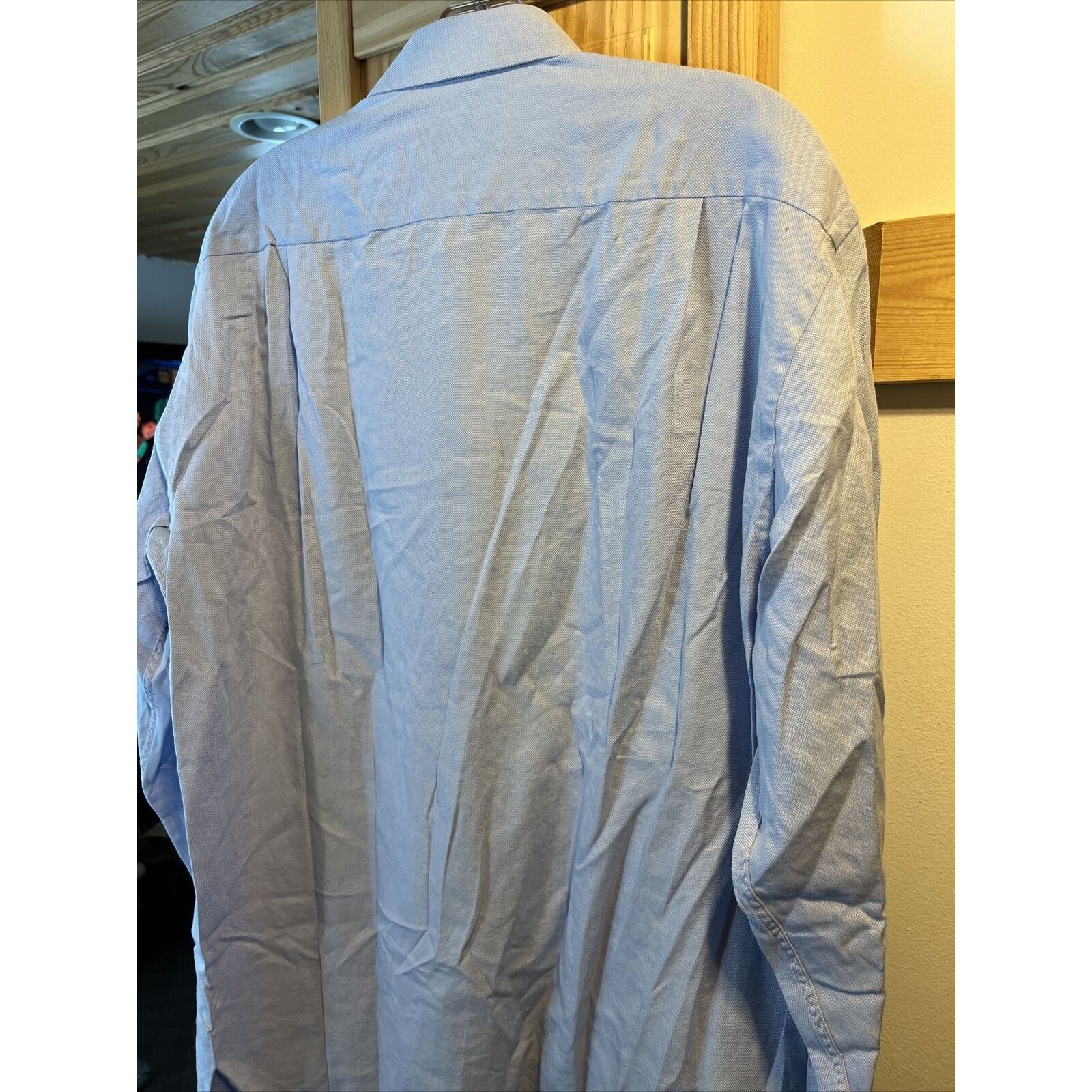 Hugo Boss Hugo Boss Men’s 16.5 34/35 Light Blue Button LS Cotton Shirt Size US XL / EU 56 / 4 - 11 Thumbnail