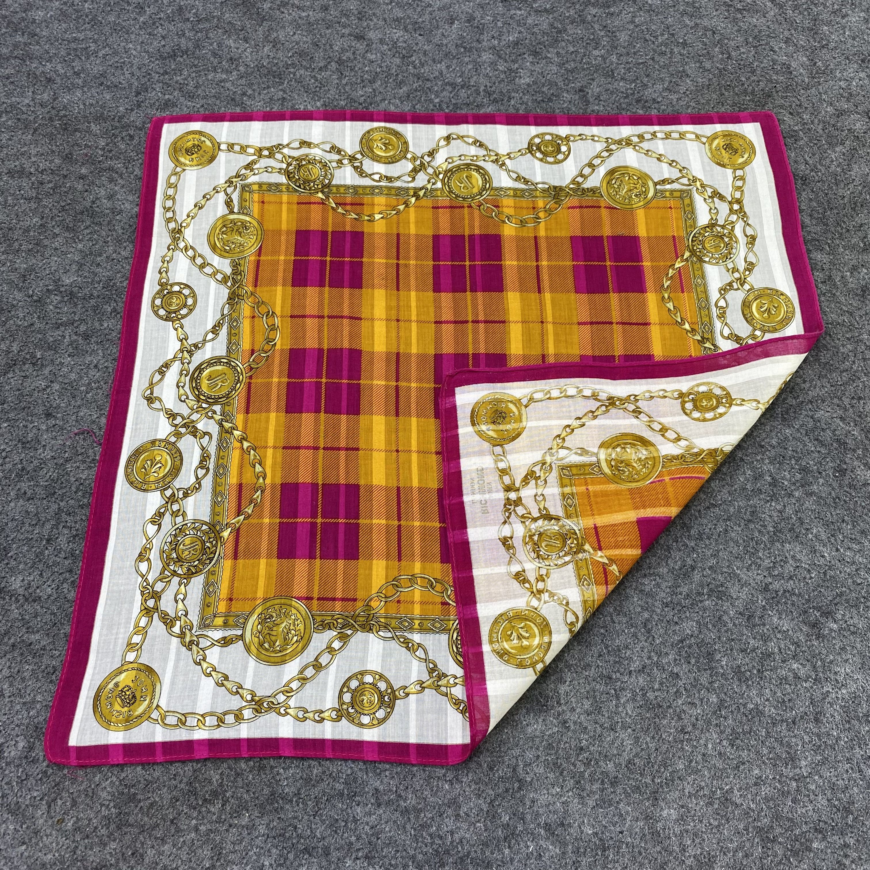 John Richmond John Richmond Handkerchief Neckerchief Bandana-B2024 Size ONE SIZE - 5 Thumbnail