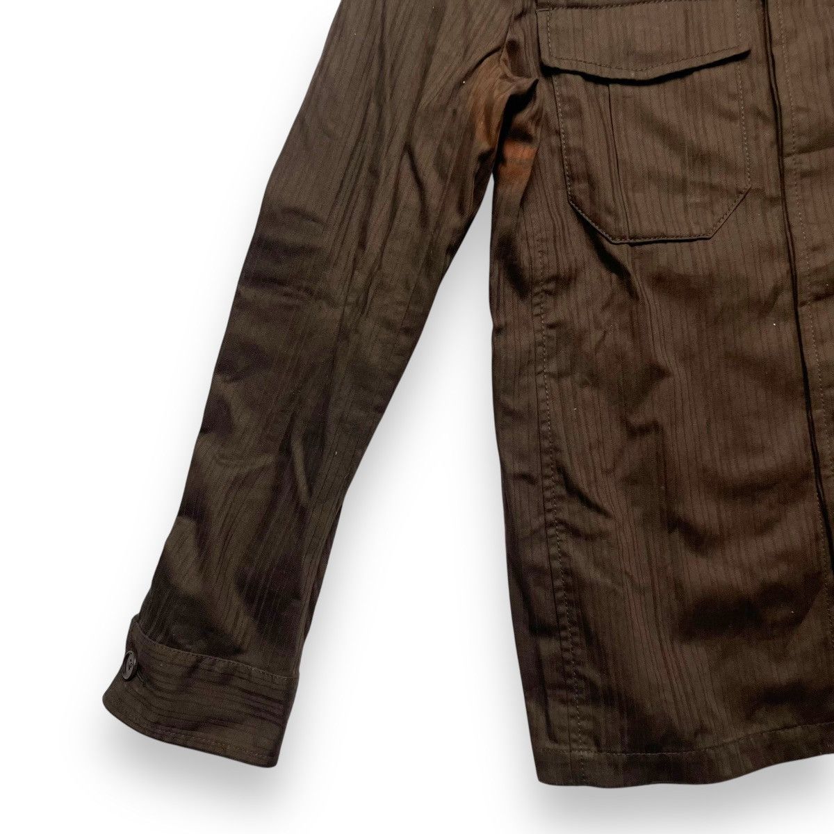 Yohji Yamamoto INED HOMME YOHJI YAMAMOTO STRIPES BUTTON UP FIELD JACKET Size US M / EU 48-50 / 2 - 5 Thumbnail