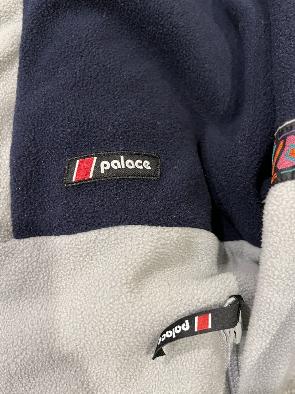 Palace Palace Berghaus Fleece Grey/Purple Size US L / EU 52-54 / 3 - 5 Thumbnail