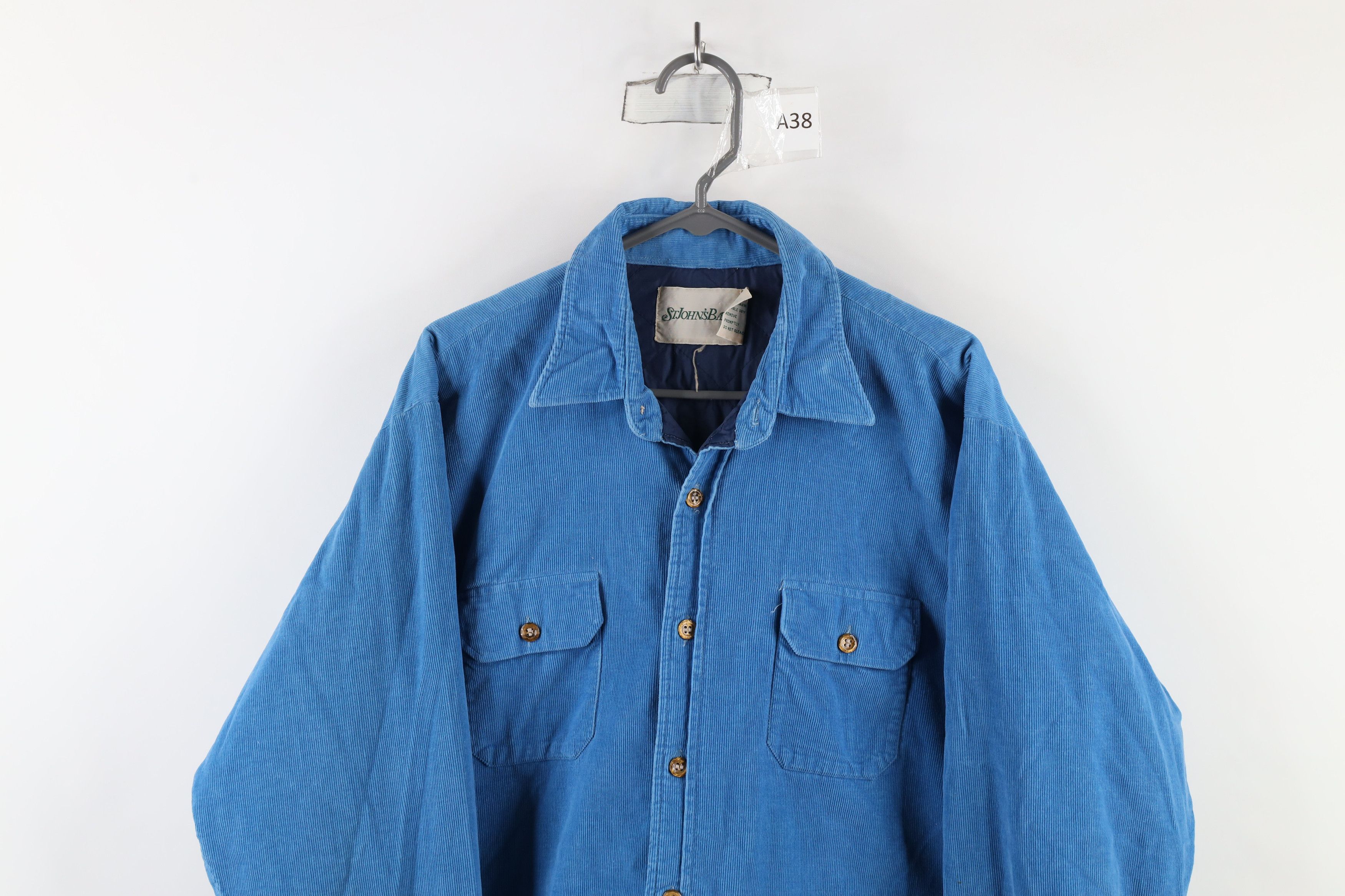 Vintage Vintage 70s Streetwear Corduroy Shirt Jacket Jac Shirt Size US XL / EU 56 / 4 - 2 Thumbnail