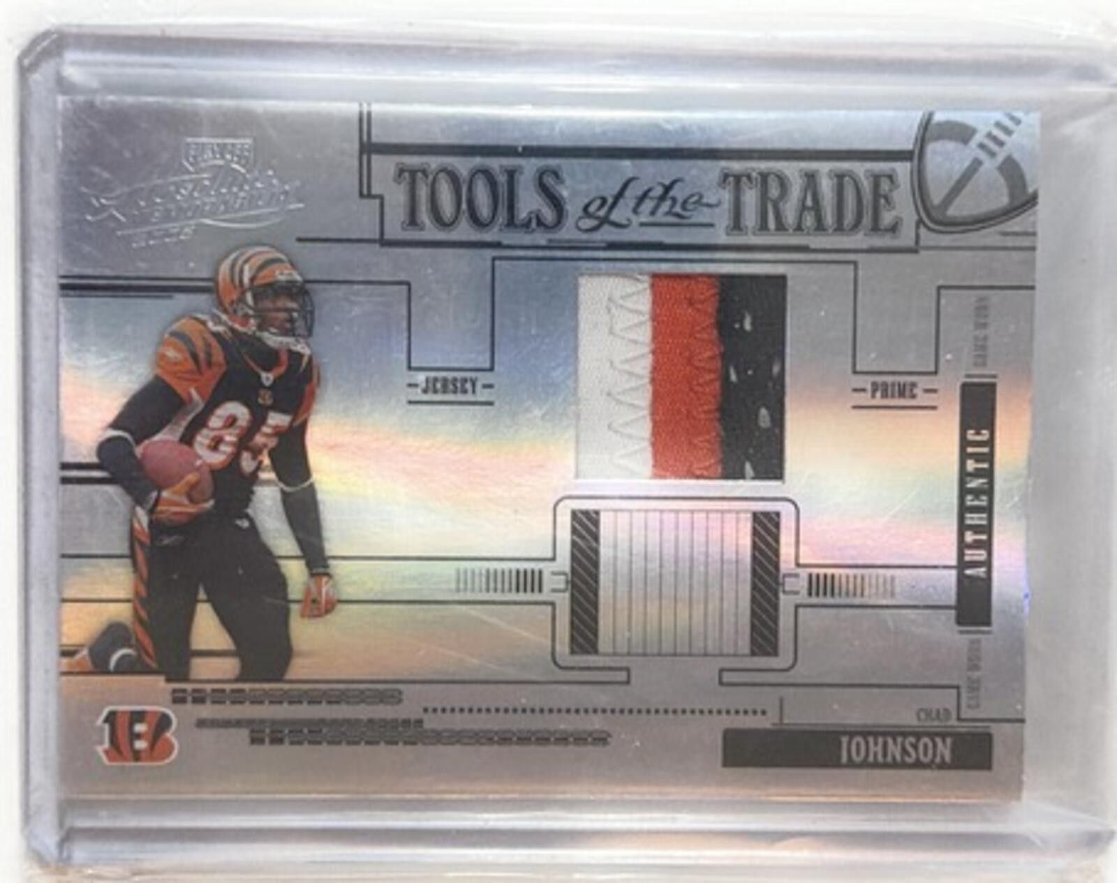 Other 2005 Chad Johnson Tools of the Trade Black 18/25 Tri-Patch Size ONE SIZE - 1 Thumbnail