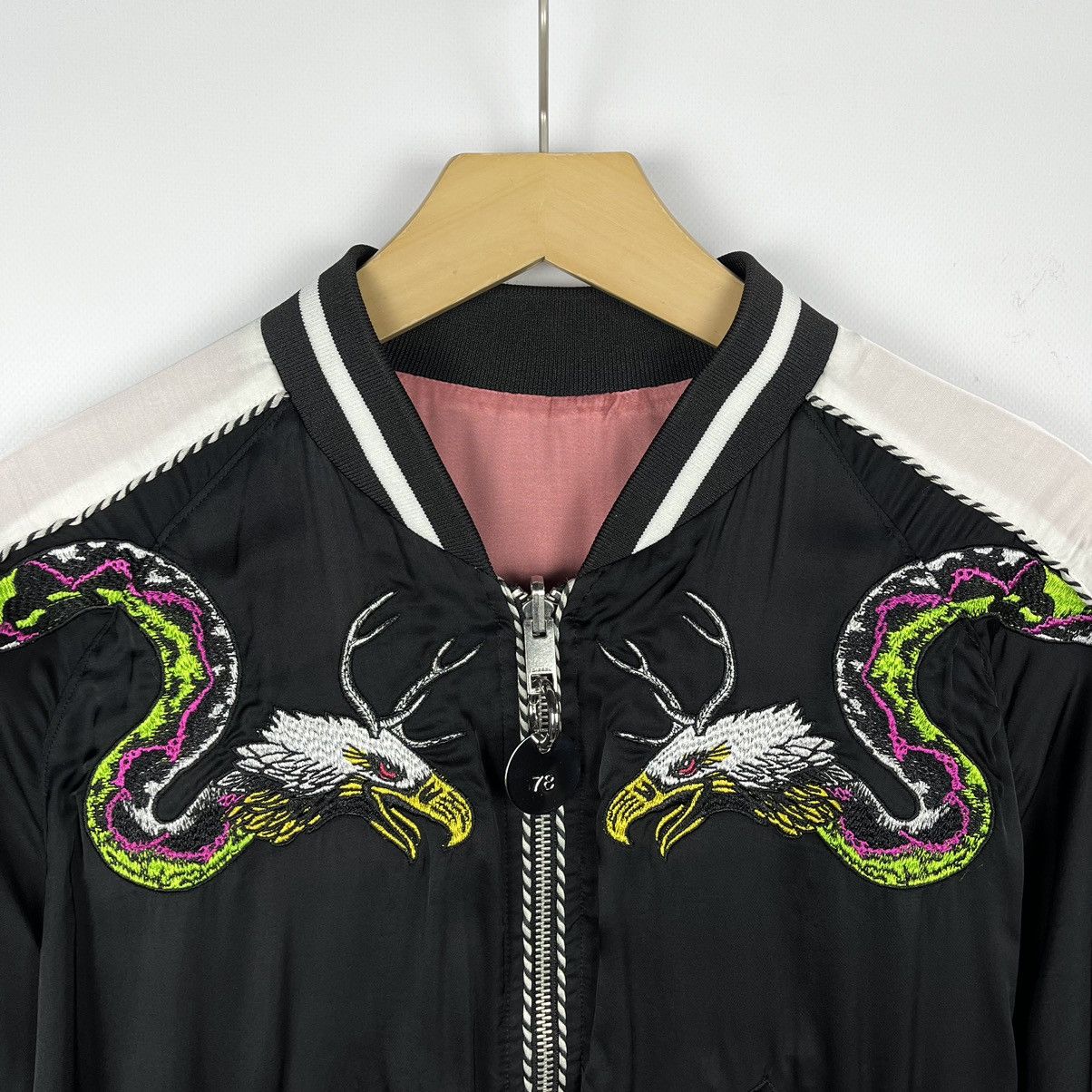 Diesel Diesel rare japanese dragon style double-sided bomber jacket Size XS / US 0-2 / IT 36-38 - 5 Thumbnail
