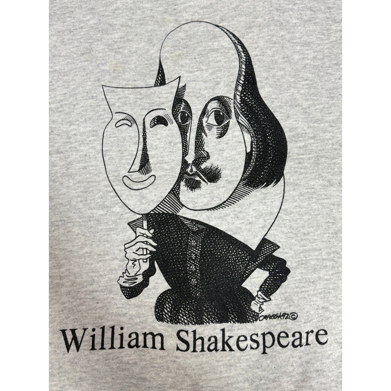 Vintage Vintage 1992 William Shakespeare Art Sweater Size XL 90s Size US XL / EU 56 / 4 - 4 Thumbnail