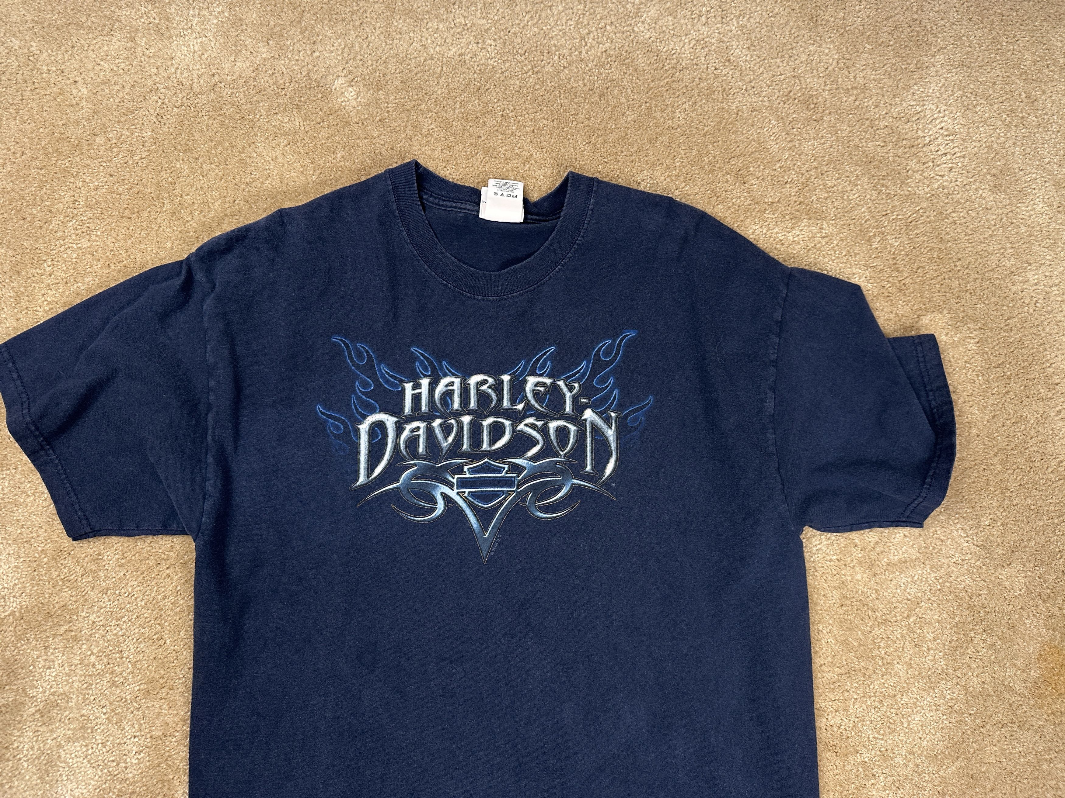 Harley Davidson Harley Davidson Tribal Flames Shirt XL Size US XL / EU 56 / 4 - 2 Thumbnail