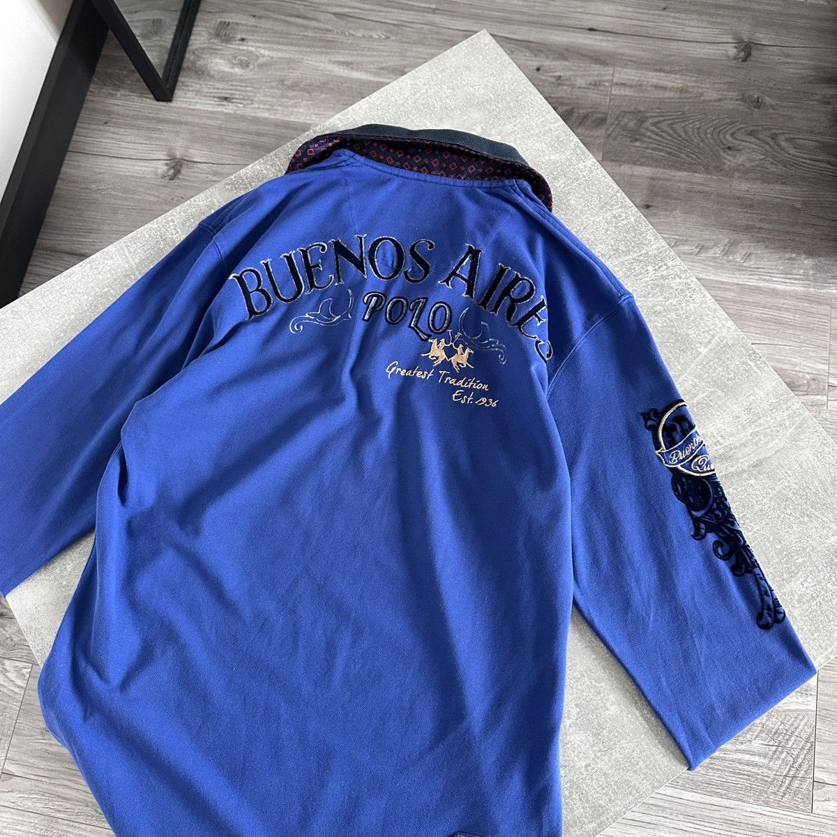 La Martina Vintage 00s La Martina Polo Rugby Buenos Aires rare y2k og Size US M / EU 48-50 / 2 - 2 Thumbnail