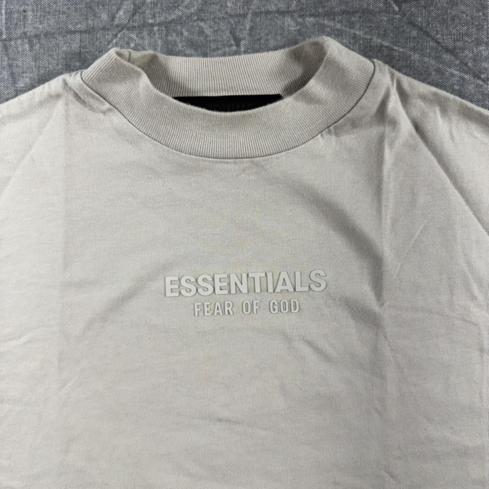 Fear of God Fear of God Shirt Women's 10 Beige Oversize 100% Cotton Size ONE SIZE - 2 Thumbnail