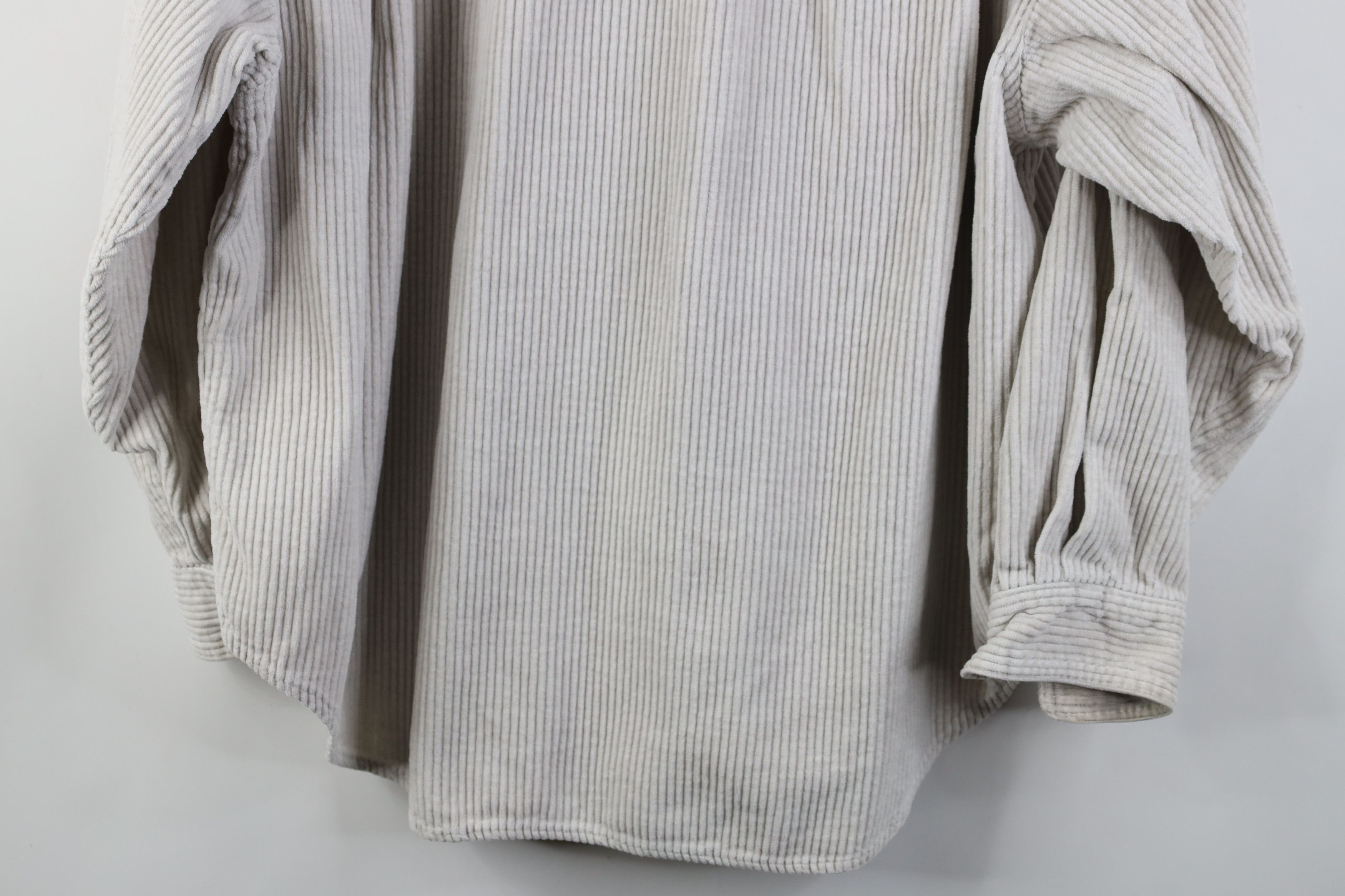 Eddie Bauer Vintage 90s Eddie Bauer Heavy Corduroy Button Shirt Gray Size L / US 10 / IT 46 - 11 Thumbnail