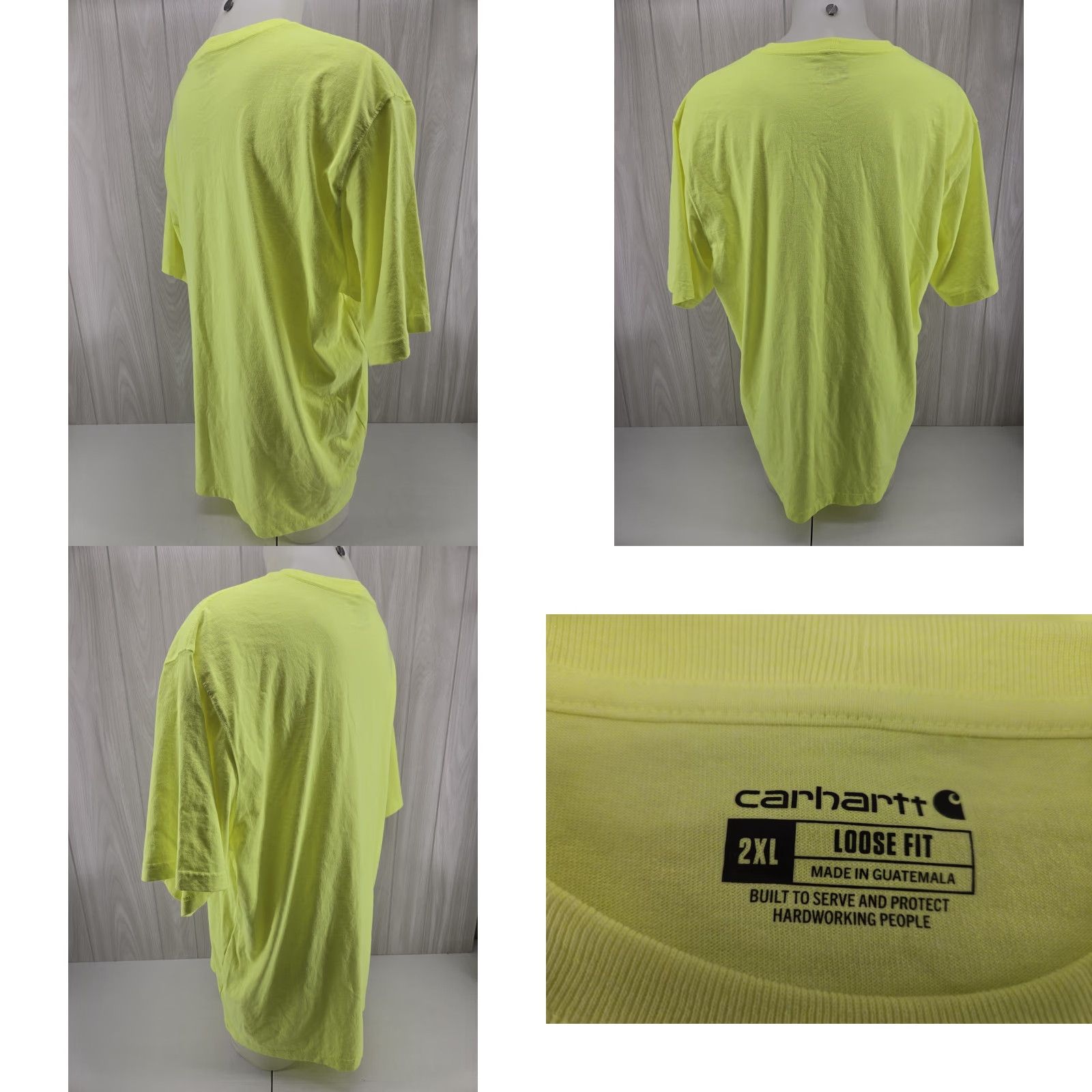 Carhartt Carhartt T-shirt Mens 2XL Yellow Crew Neck Pocket Shirt Vintage-None Size US XXL / EU 58 / 5 - 8 Thumbnail
