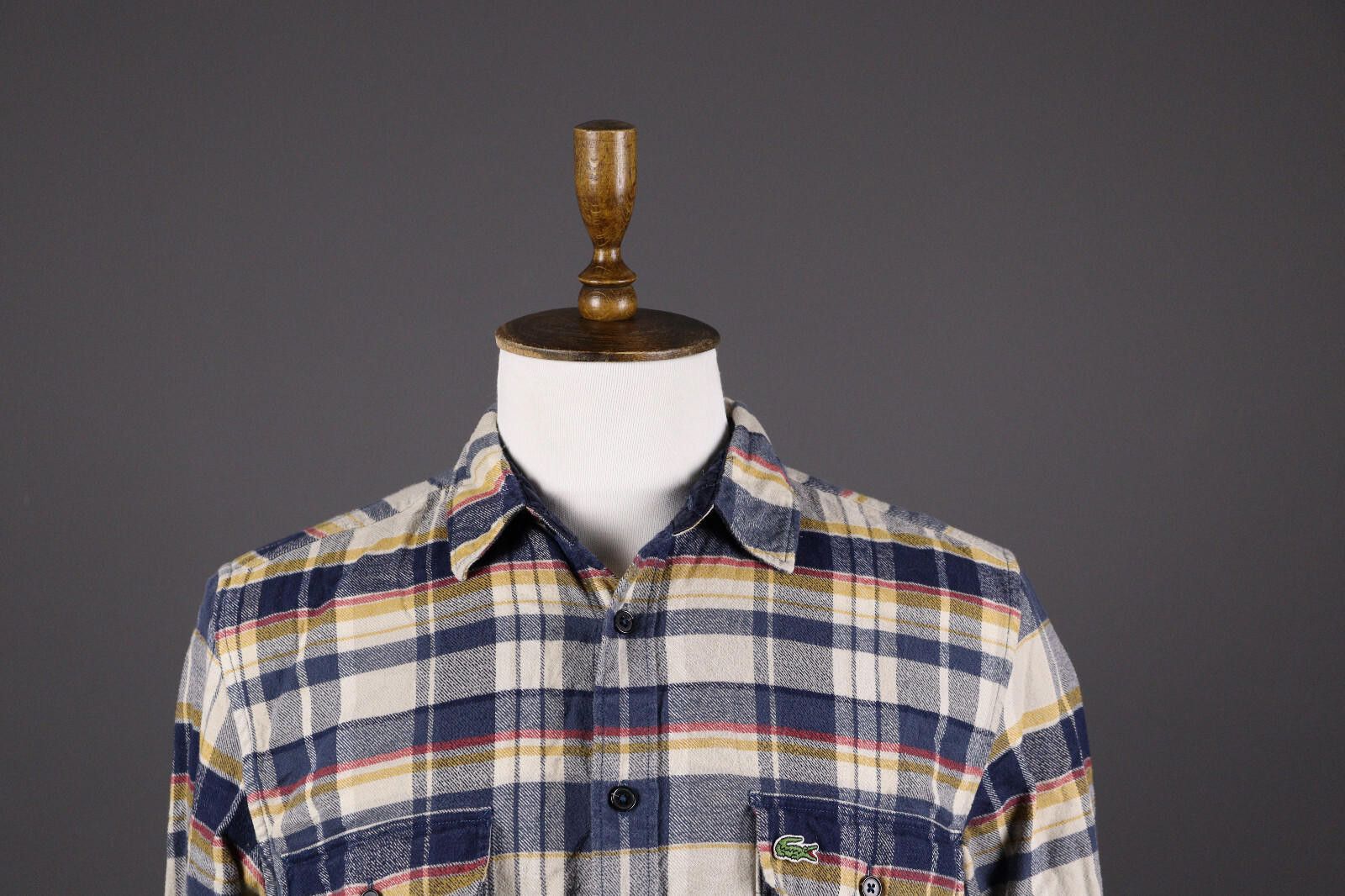 Lacoste Lacoste Classic Fit Multicolor Check Size FR 41 / M / L Size US M / EU 48-50 / 2 - 2 Thumbnail