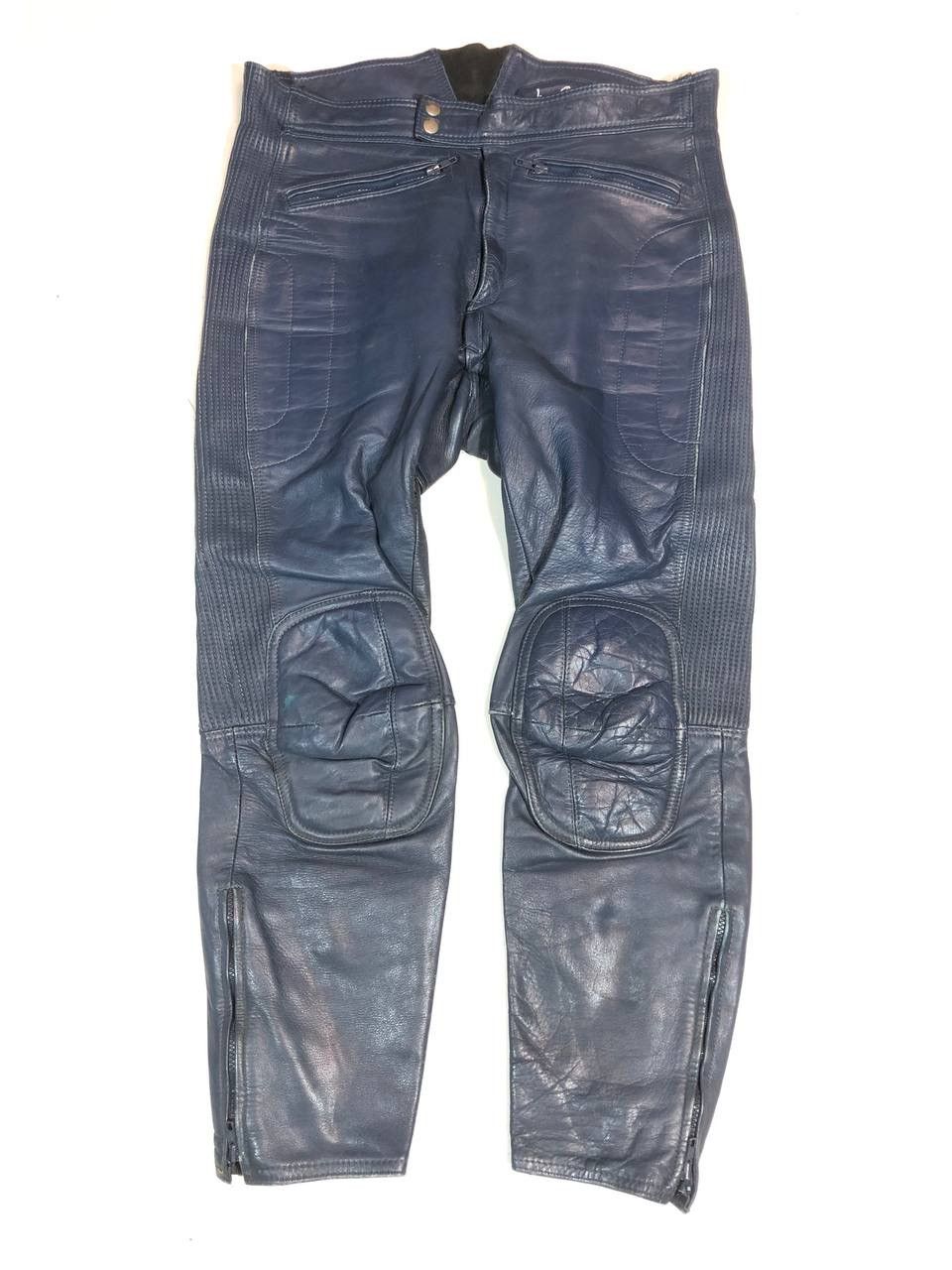 Vintage Leder Vintage Avangarde Racing Moto Leather Pants Size US 35 - 1 Thumbnail