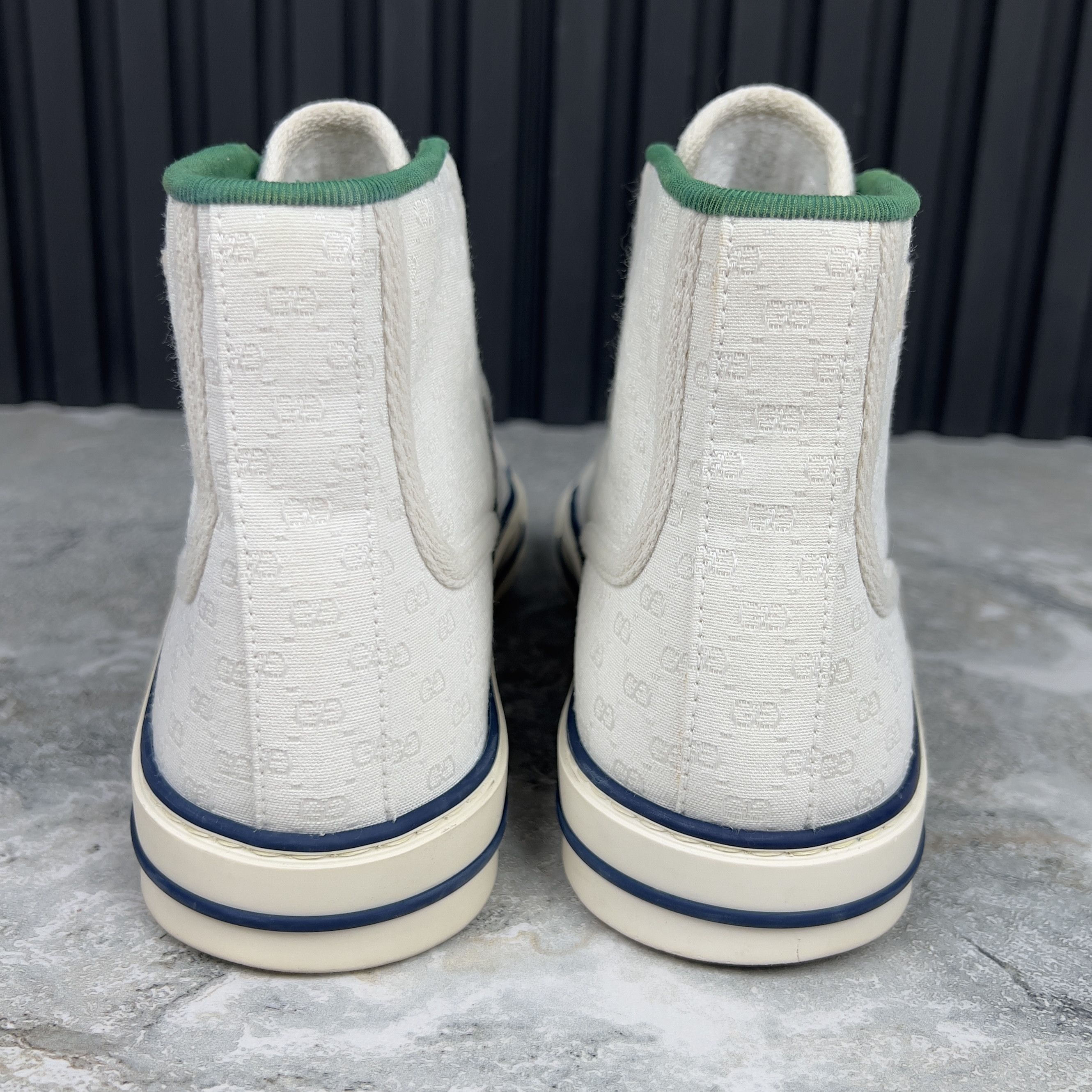 Gucci GUCCI Tennis 1977 Web GG Sneakers Monogram Canvas Fabric Size US 8.5 / EU 41-42 - 7 Thumbnail