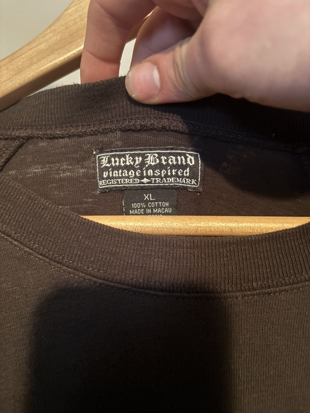 Lucky Brand Graphic Long Sleeve Size US XL / EU 56 / 4 - 4 Thumbnail