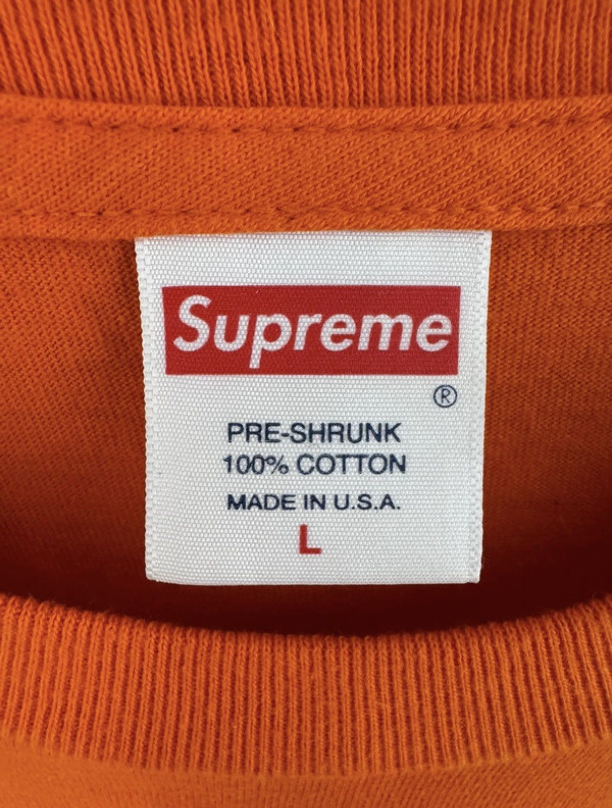 Supreme Supreme box logo long sleeve orange Size US L / EU 52-54 / 3 - 3 Thumbnail