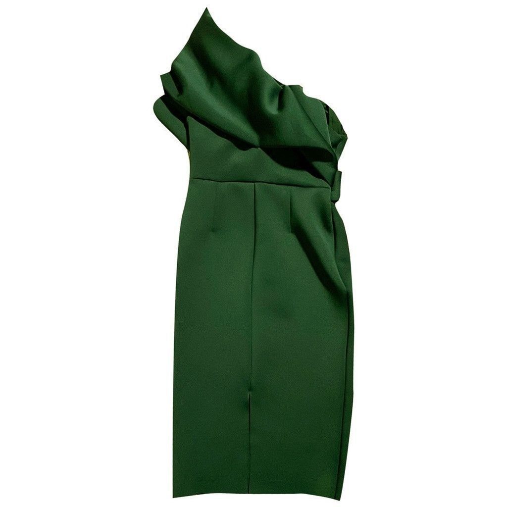 Asos ASOS DESIGN midi pencil dress in forest green Size XL / US 12-14 / IT 48-50 - 6 Thumbnail