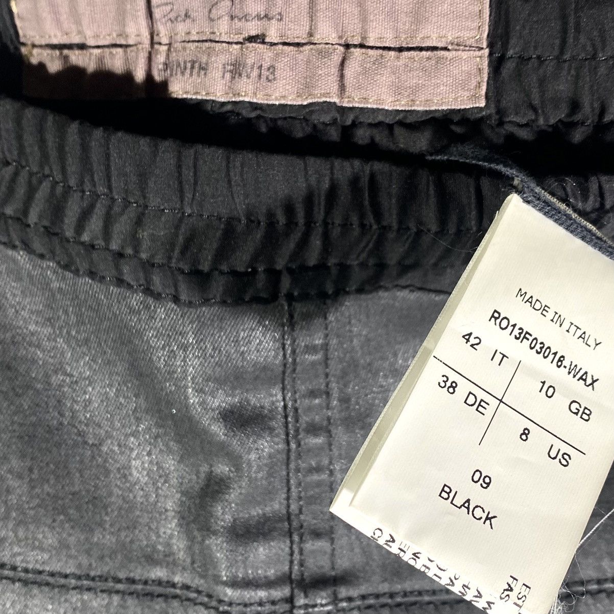 Rick Owens Rare Pantalon Leggings Wax Saison FW13 Rick Owens Size 28" / US 6 / IT 42 - 5 Thumbnail