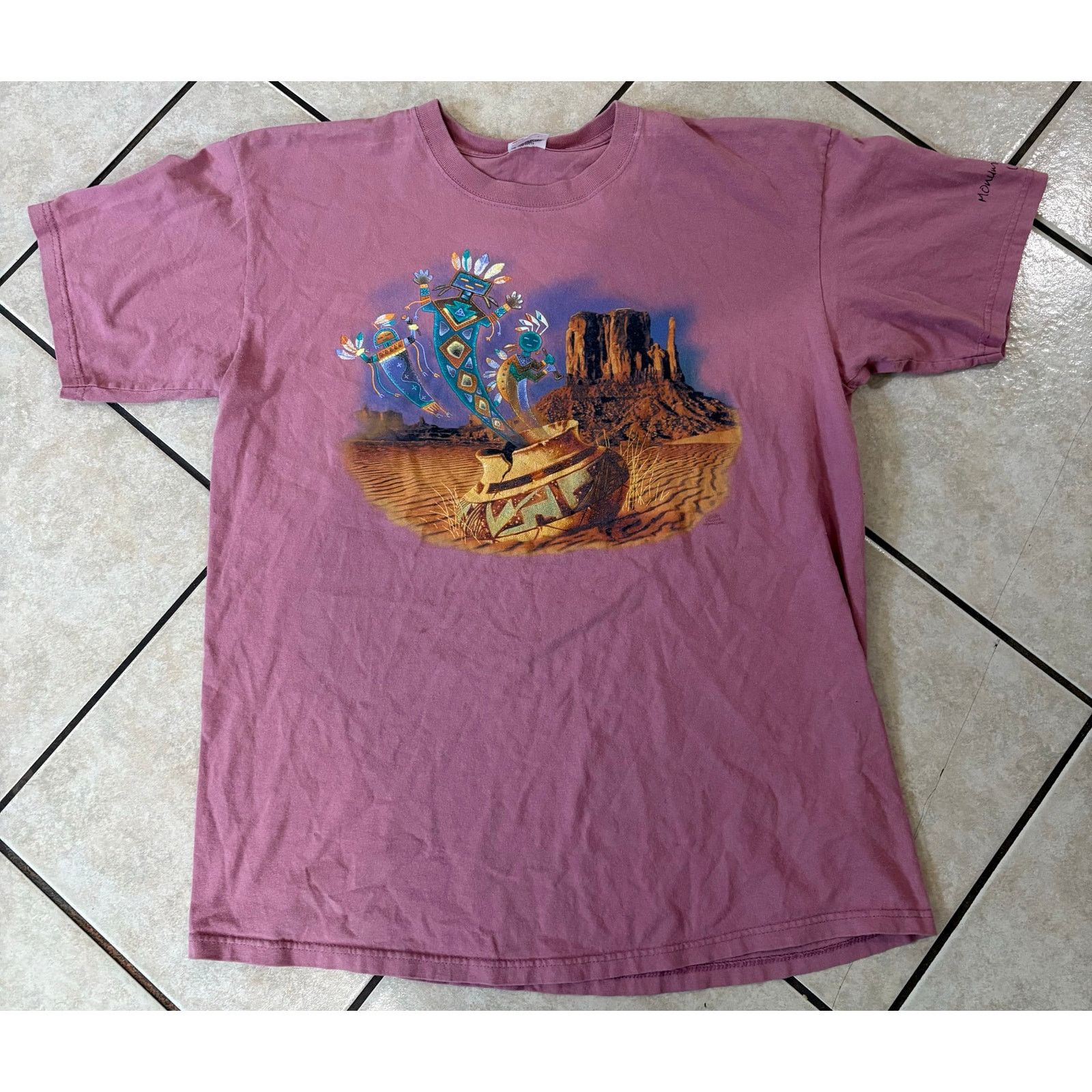 Anvil Vintage 2001 Arizona Monument Valley USA t size large Size US L / EU 52-54 / 3 - 6 Thumbnail
