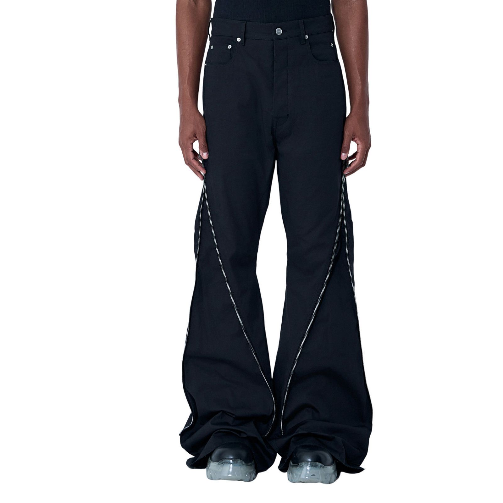RICK OWENS CONCORDIANS Bolan Banana Black Pants New & Authen