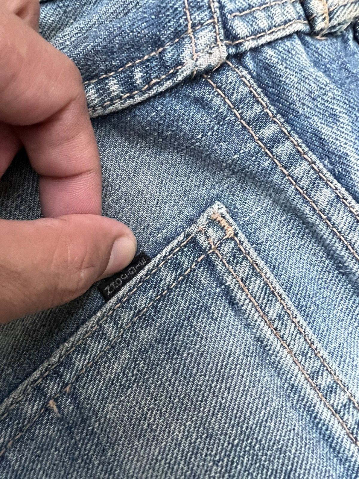 Big John × If Six Was Nine × Vintage VINTAGE 90’S BIG JOHN MUD WASH JEAN Size US 28 / EU 44 - 12 Thumbnail
