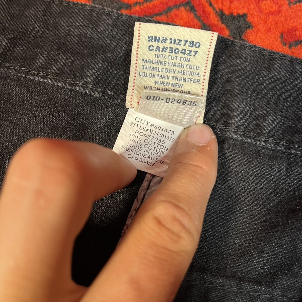 True Religion Wide Straight Black Street Style Y2K Jeans True Religion Size 27" / US 4 / IT 40 - 12 Thumbnail